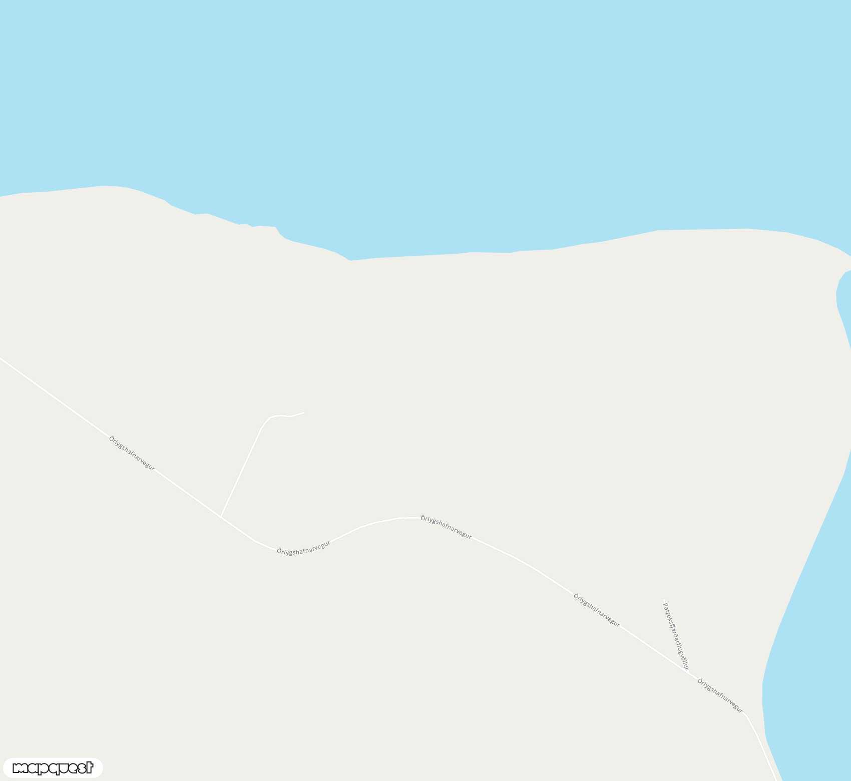 Carte de Patreksfjörður <span>airfield (PFJ)</span>