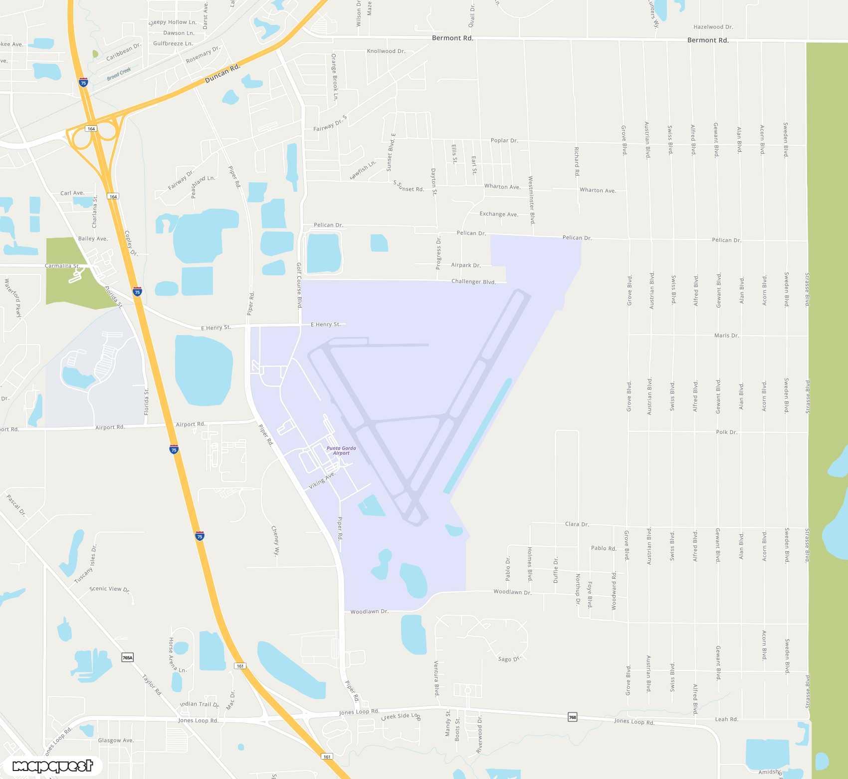 Carte de <span>Aéroport de </span>Charlotte County<span>(PGD)</span>