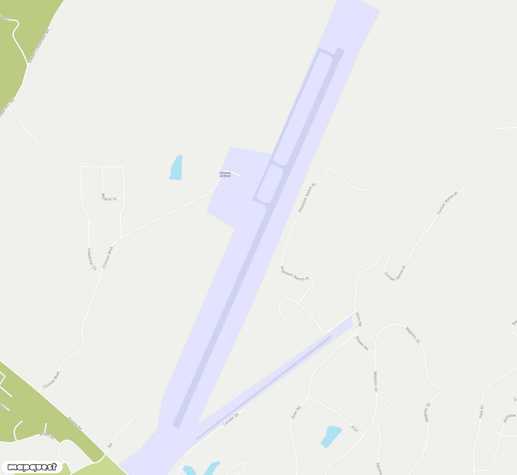 Carte de <span>Aérodrome de </span>Stevens Field<span>(PGO)</span>