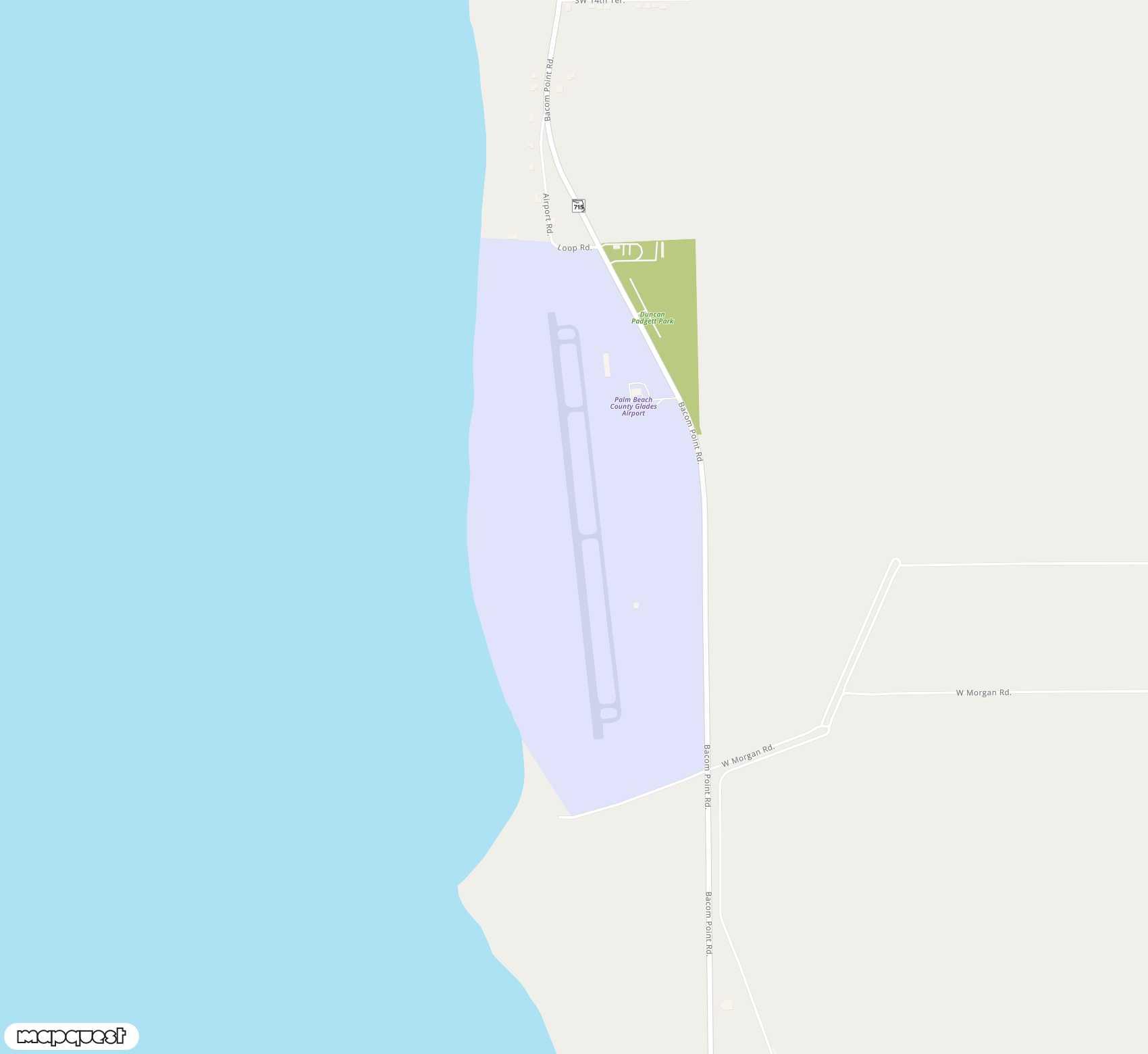 Carte de <span>Aérodrome de </span>Palm Beach County Glades<span>(PHK)</span>