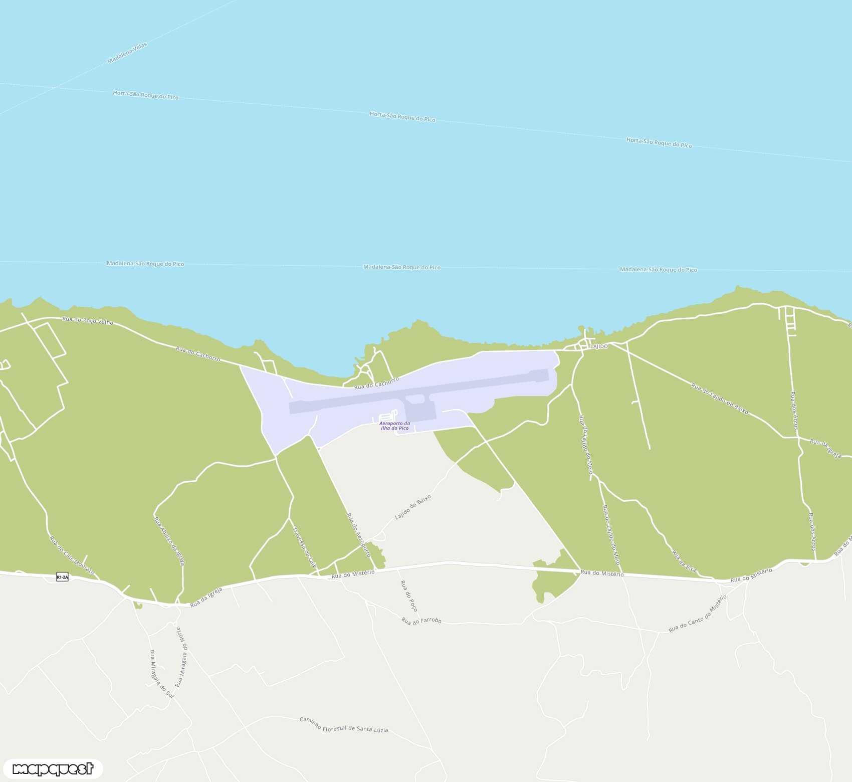 Carte de Pico <span>airport (PIX)</span>