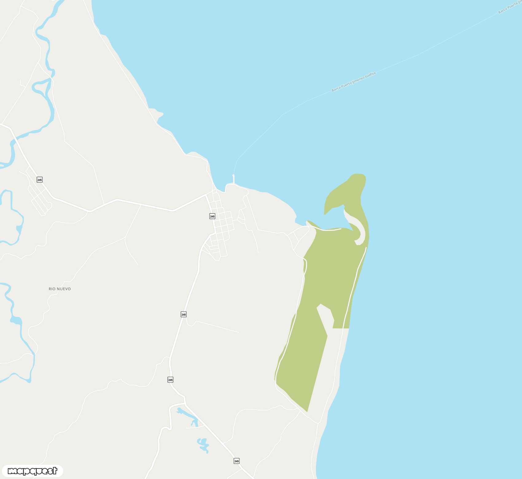 Carte de Puerto Jimenez <span>airport (PJM)</span>