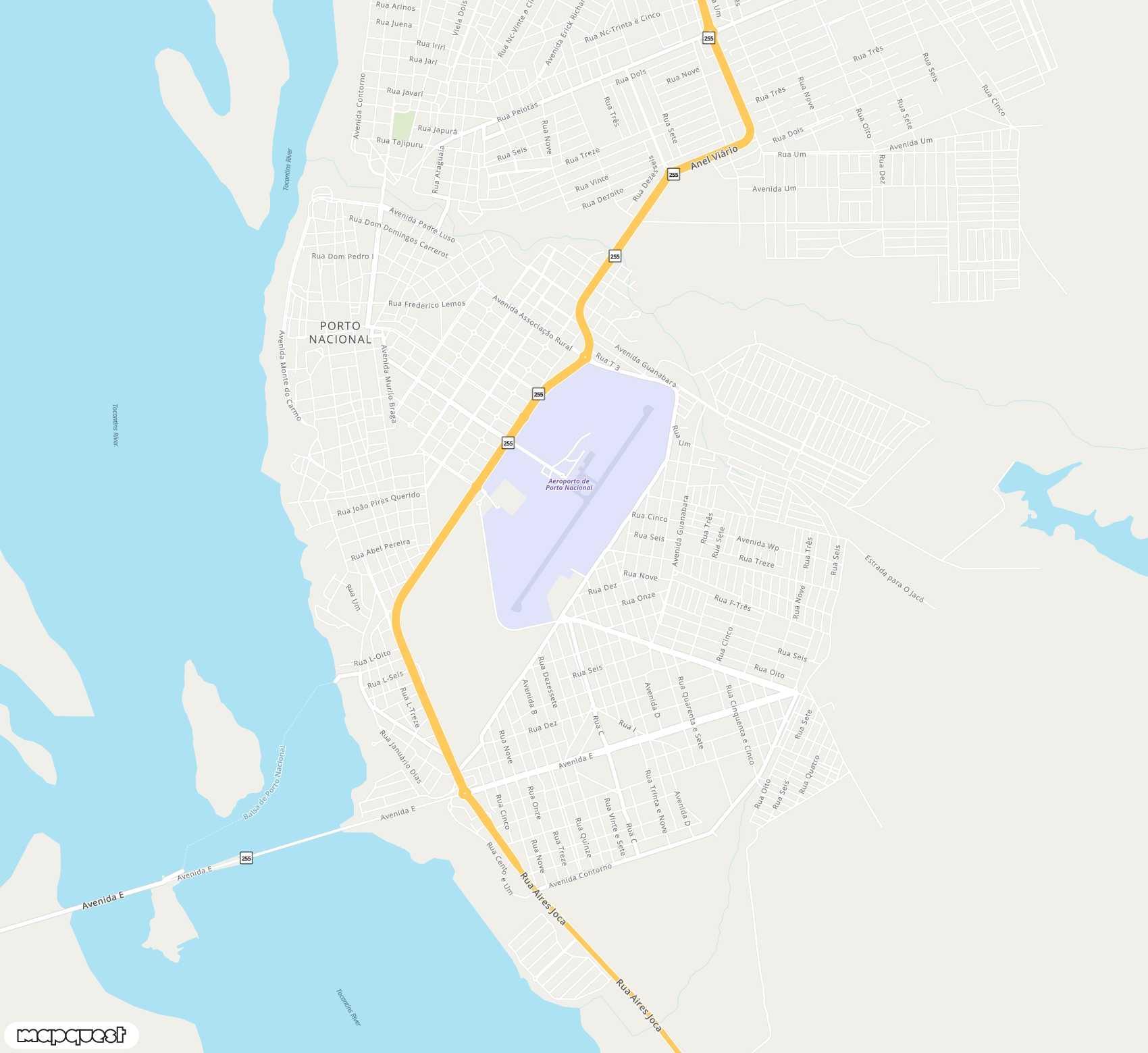 Carte de Porto Nacional <span>airport (PNB)</span>