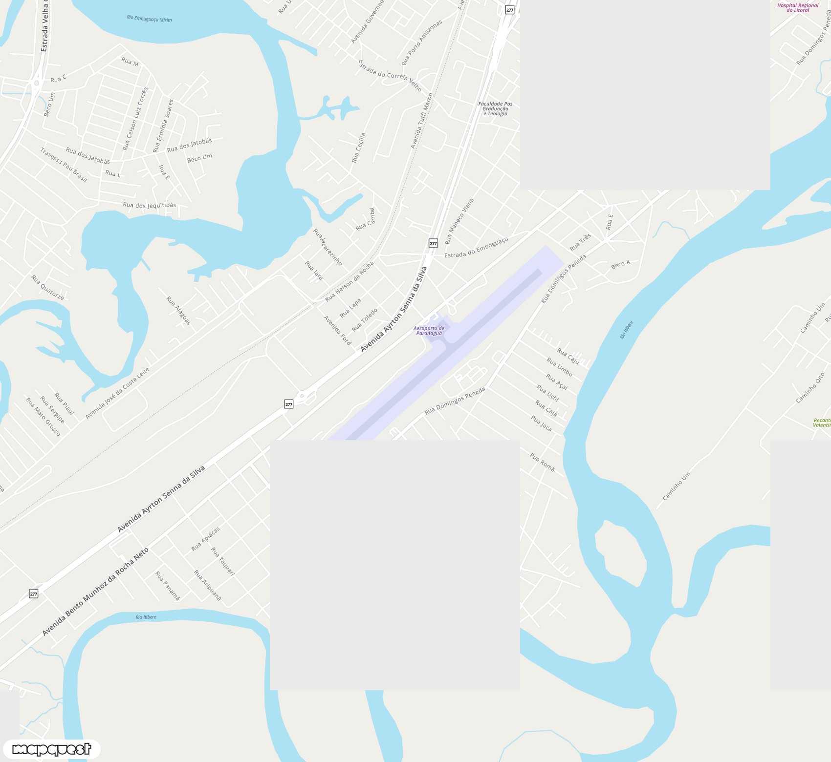 Carte de <span>Aérodrome de </span>Paranaguá<span>(PNG)</span>