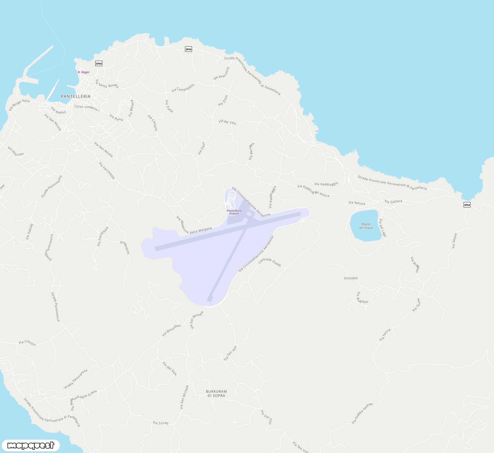 Carte de Pantelleria <span>airport (PNL)</span>