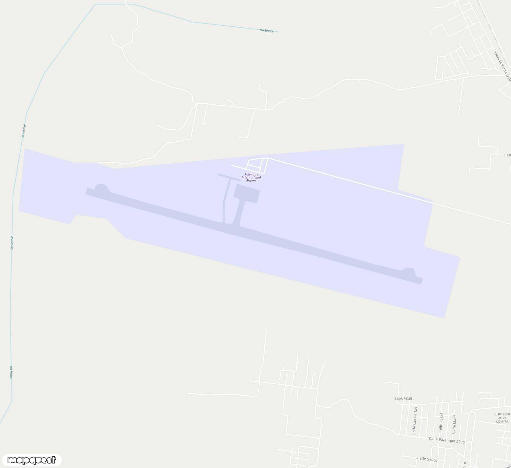 Carte de <span>Aérodrome de </span>Palenque<span>(PQM)</span>
