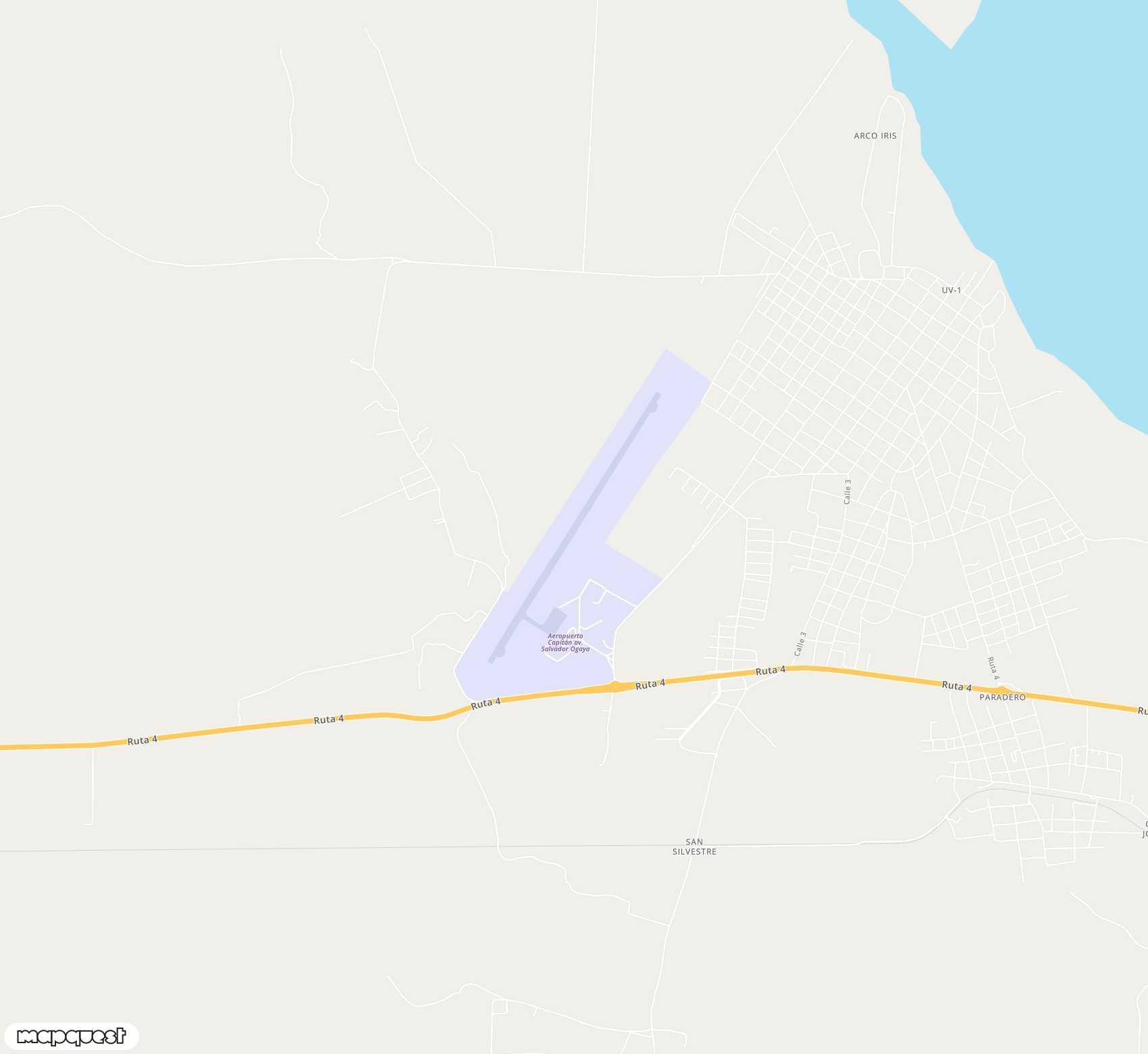Carte de Capitán Av. Salvador Ogaya G. <span>airport (PSZ)</span>