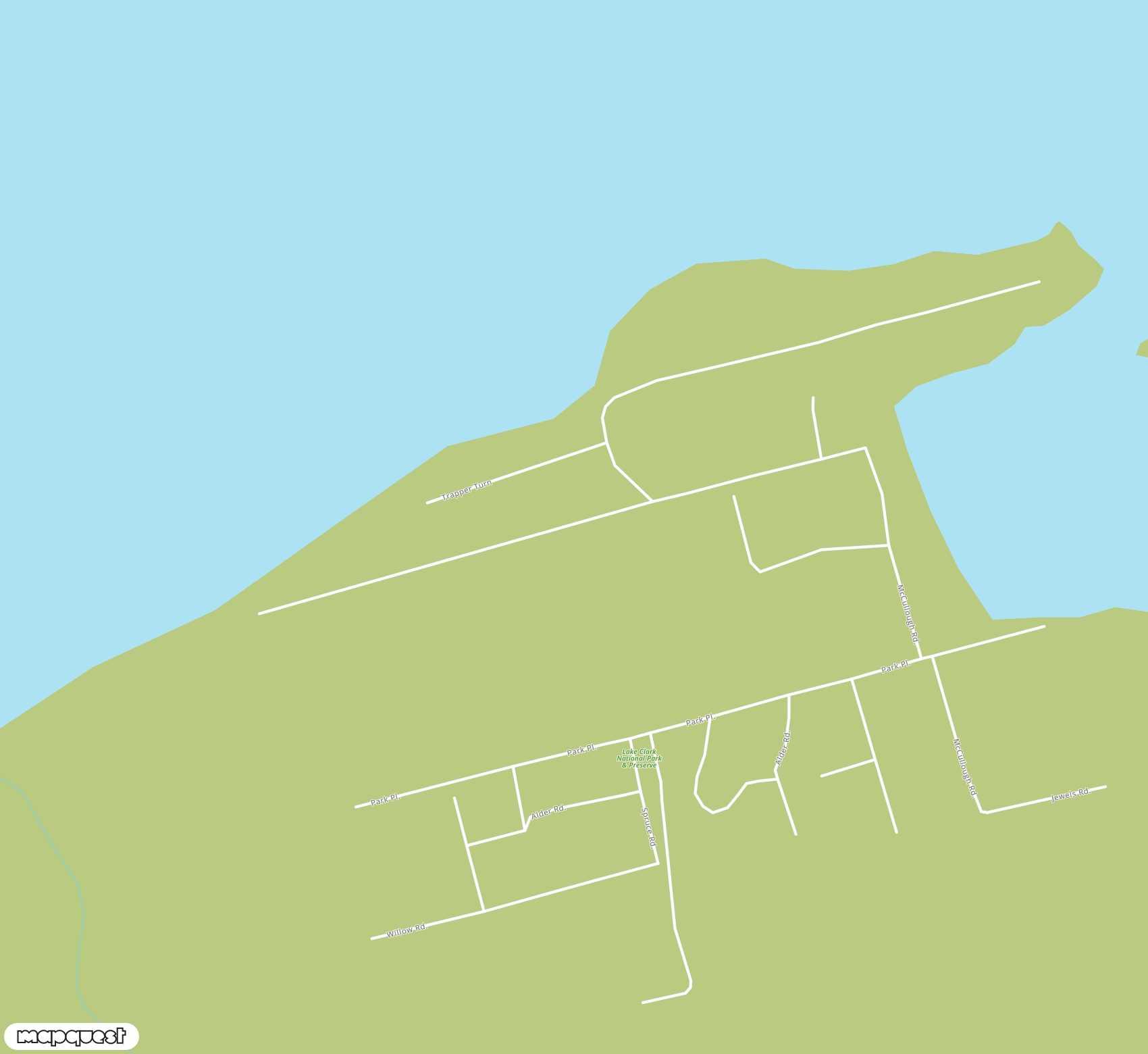 Carte de <span>Aérodrome de </span>Port Alsworth<span>(PTA)</span>