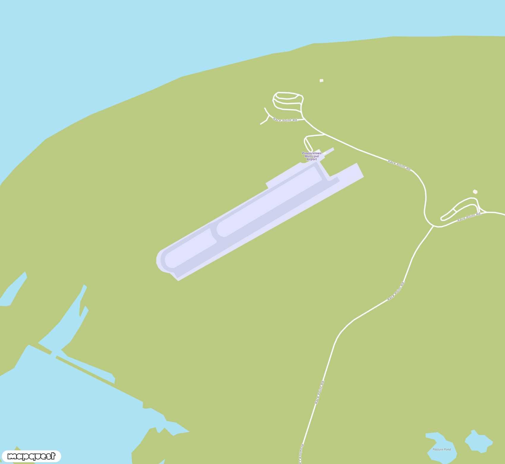 Carte de <span>Aérodrome de </span>Provincetown Municipal<span>(PVC)</span>