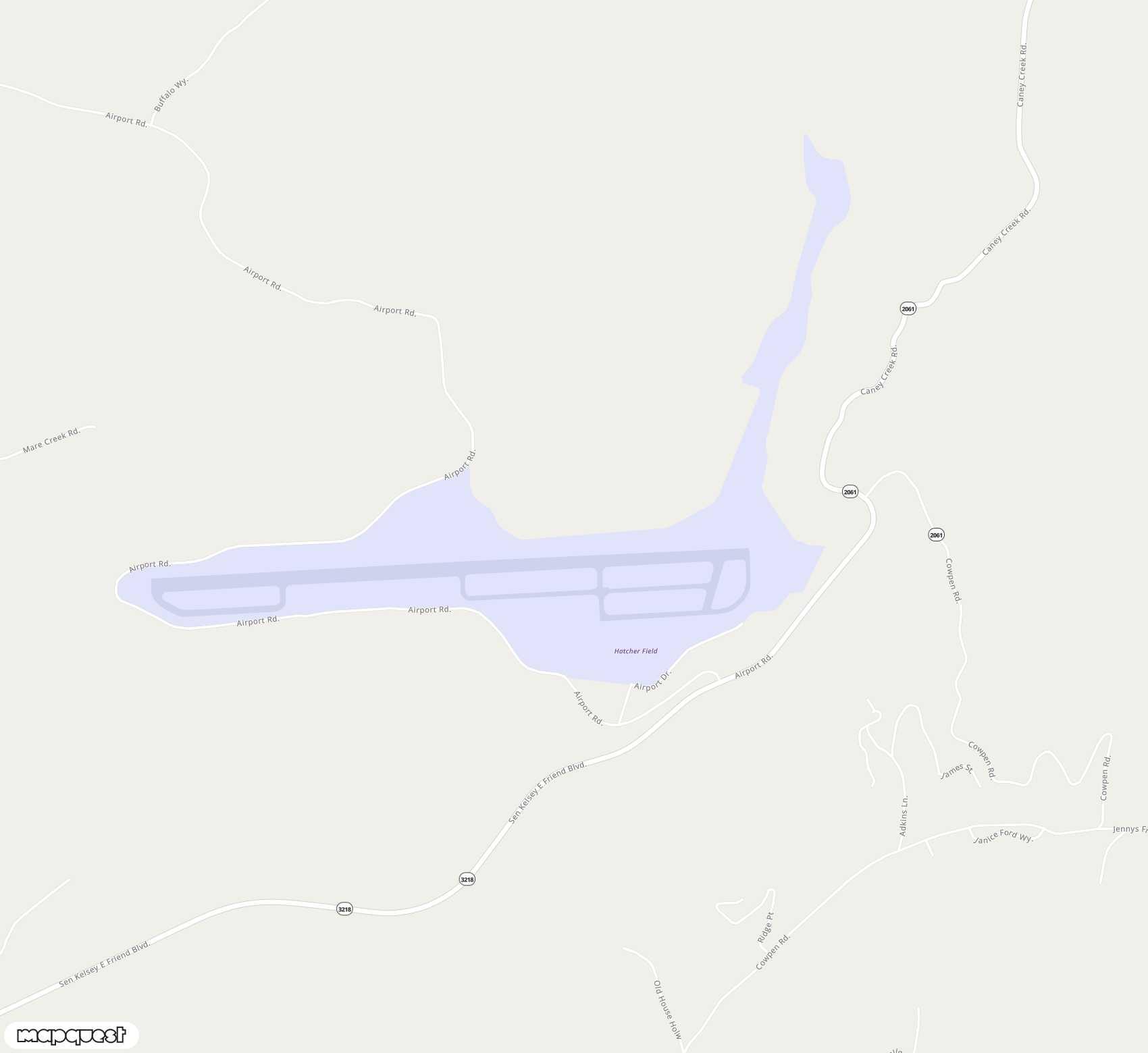 Carte de <span>Aérodrome de </span>Pike County-Hatcher Field<span>(PVL)</span>