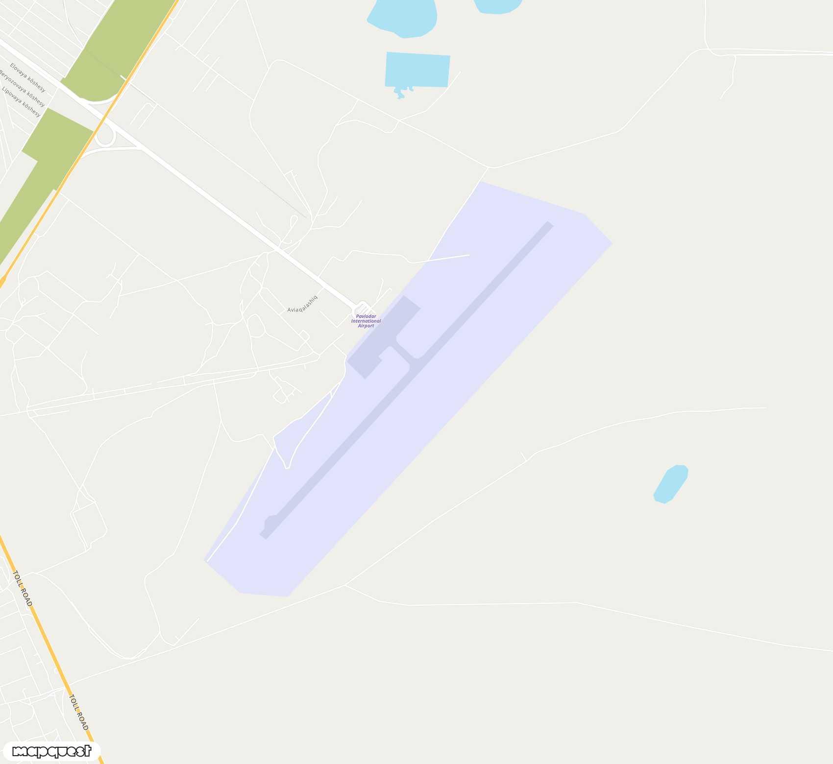 Carte de <span>Aéroport de </span>Pavlodar<span>(PWQ)</span>