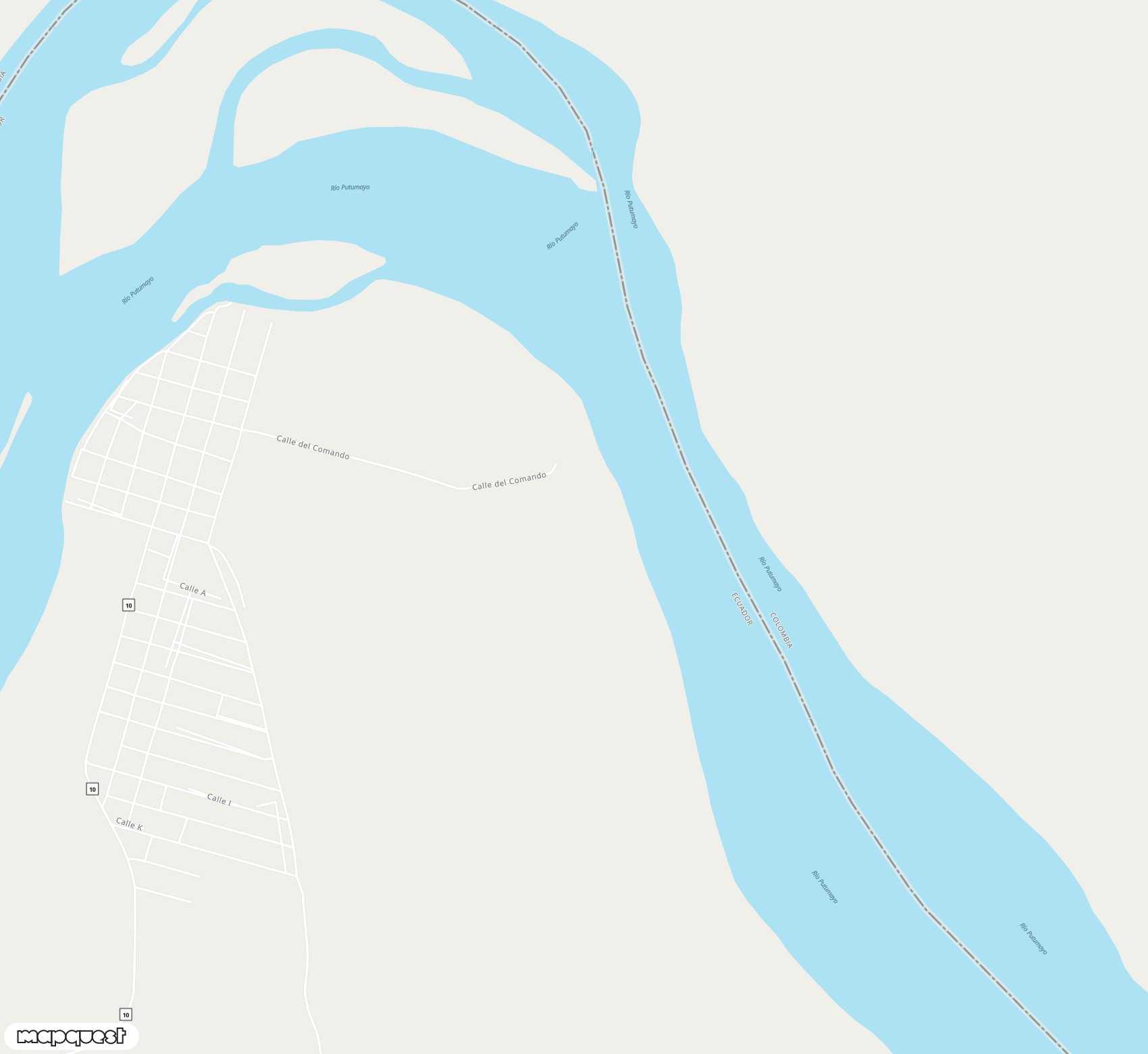 Carte de <span>Aérodrome de </span>Putumayo<span>(PYO)</span>