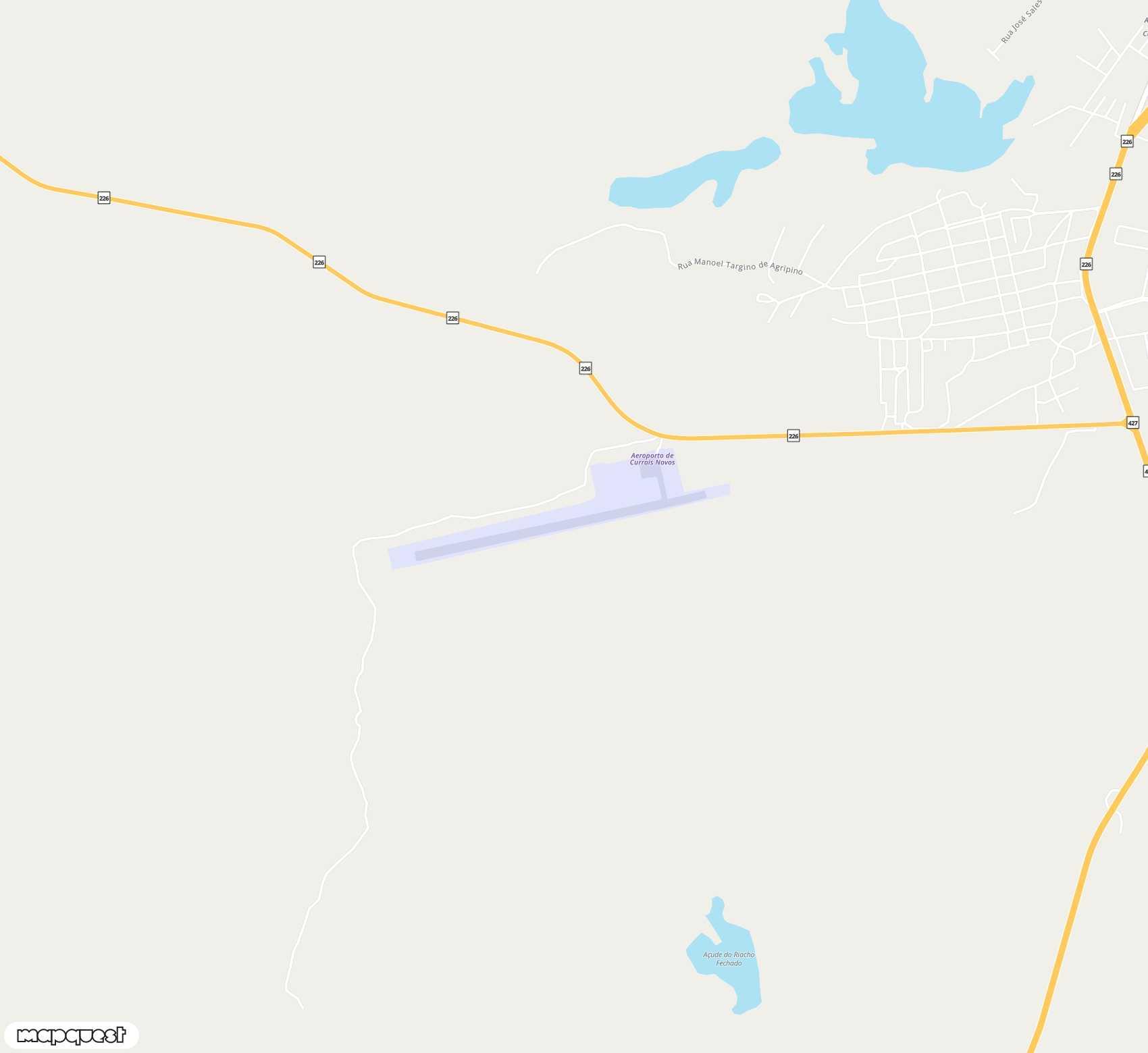 Carte de <span>Aérodrome de </span>Currais Novos<span>(QCP)</span>