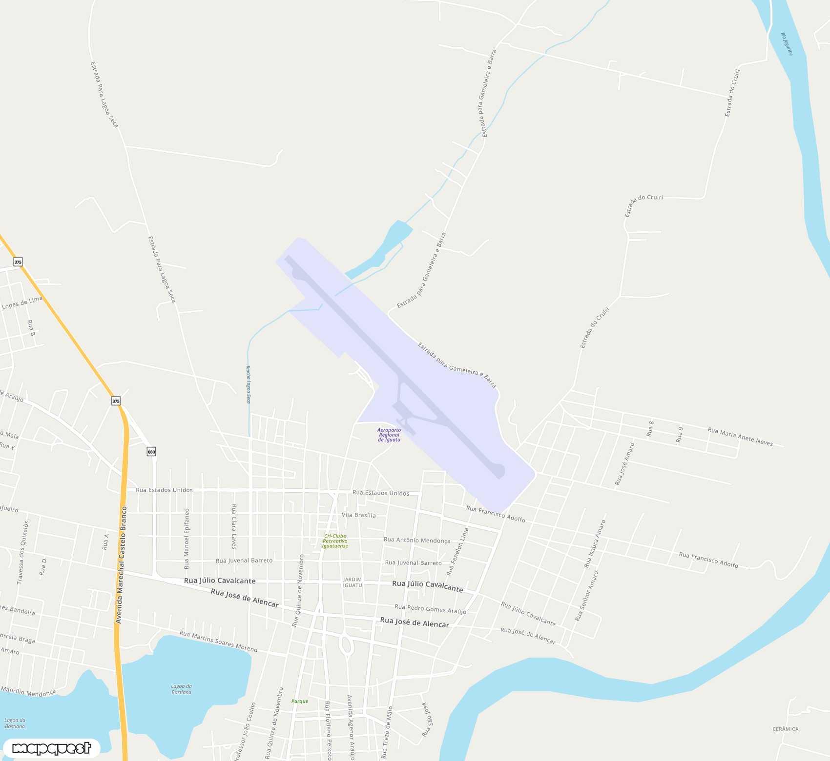 Carte de <span>Aérodrome de </span>Iguatu<span>(QIG)</span>