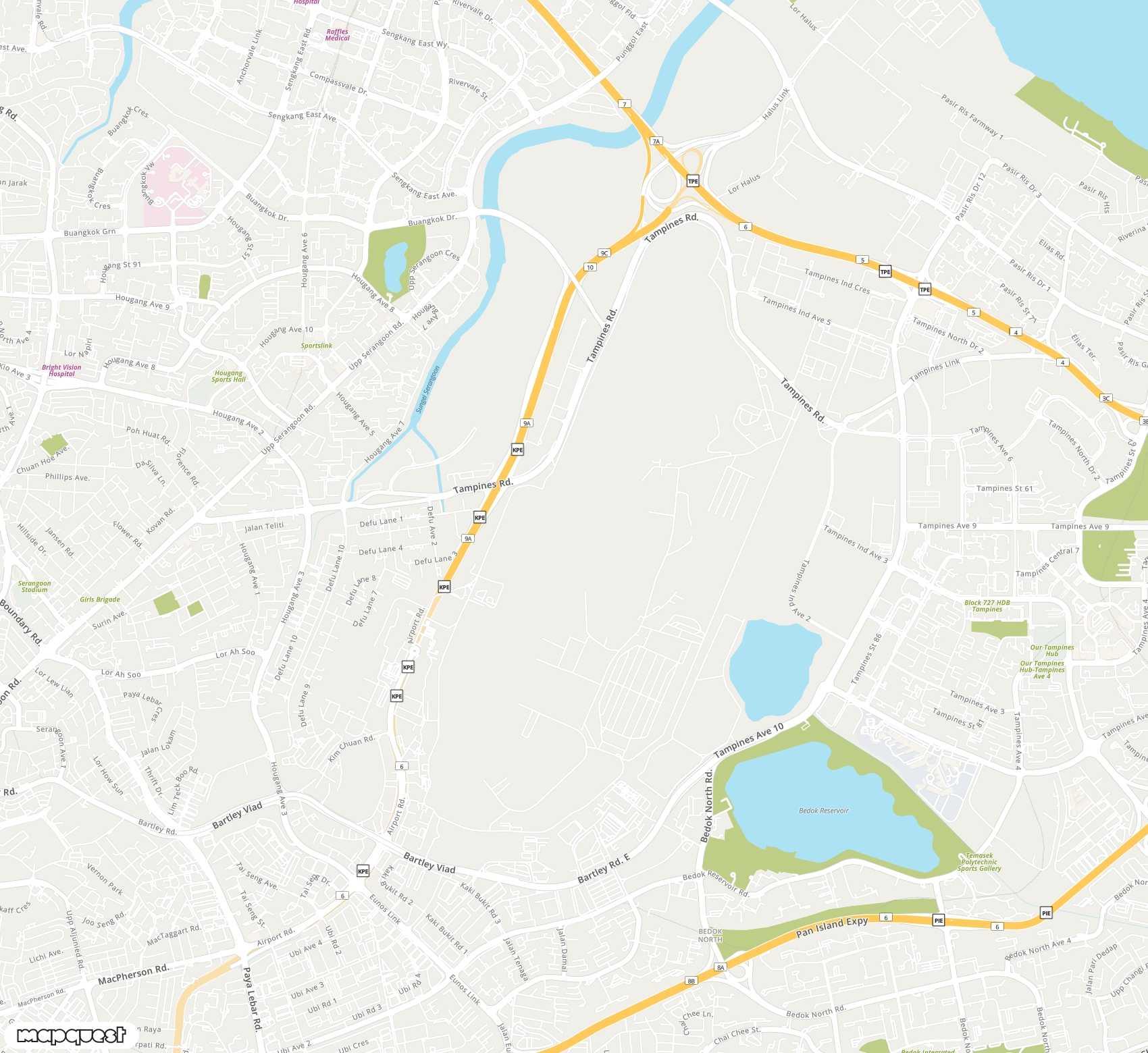 Carte de Paya Lebar Air Base <span>airport (QPG)</span>