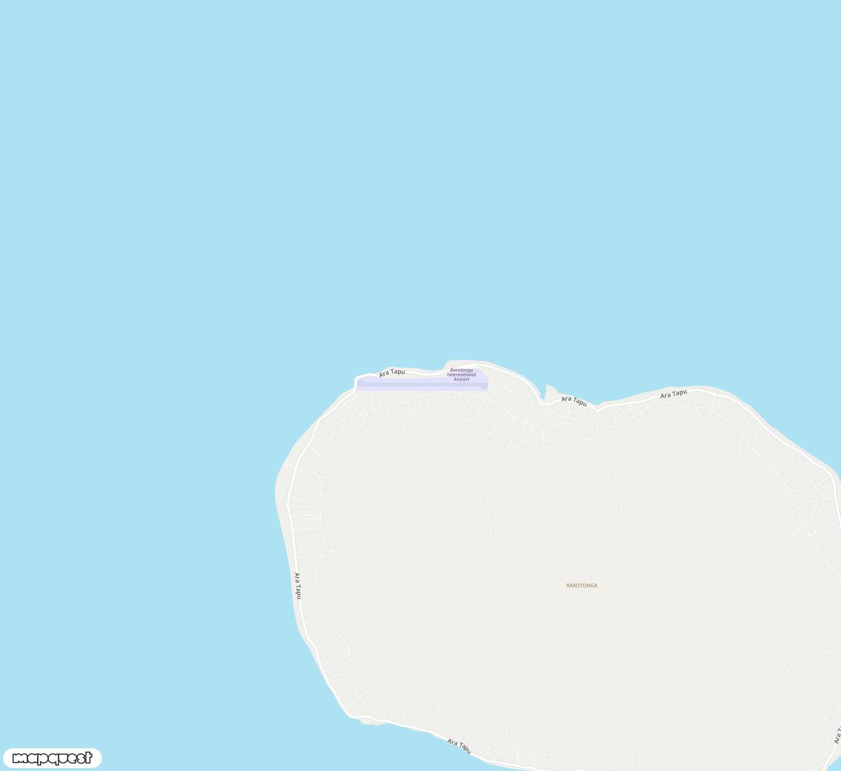 Carte de <span>Aéroport international de </span>Rarotonga<span>(RAR)</span>