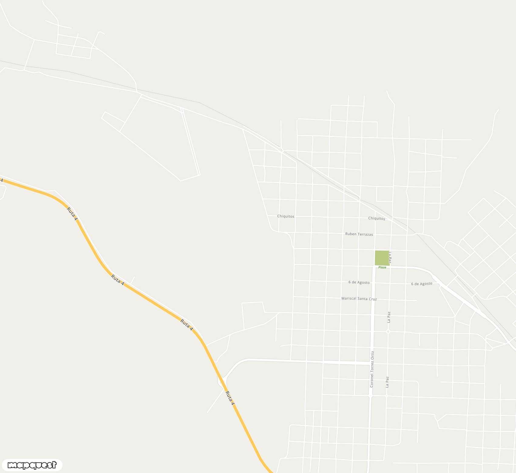 Carte de Roboré <span>airfield (RBO)</span>