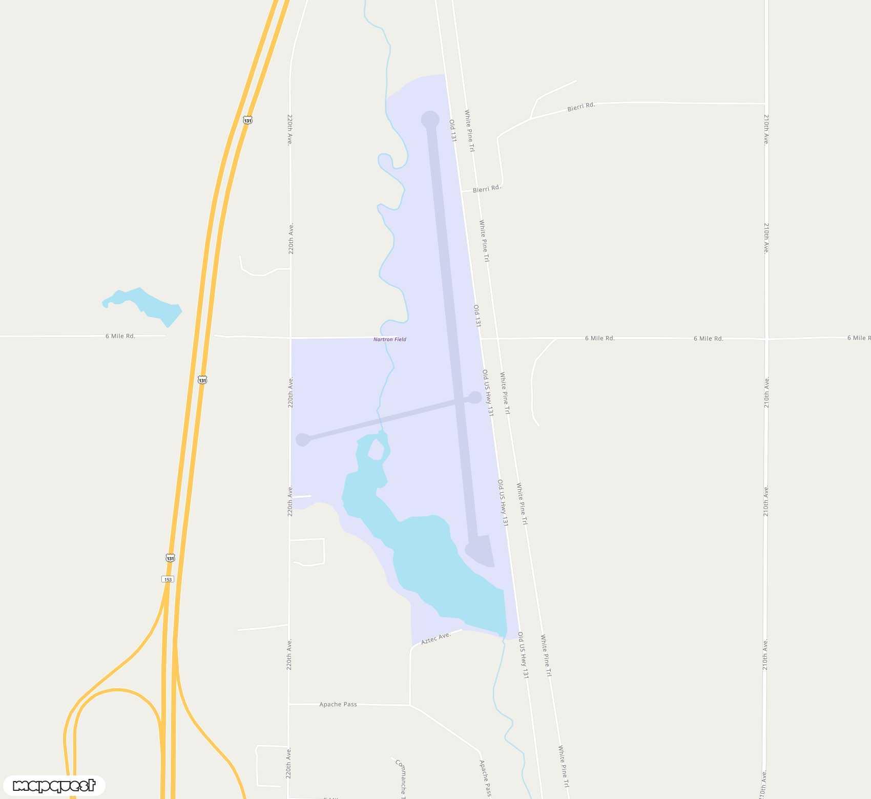 Carte de <span>Aérodrome de </span>Nartron Field<span>(RCT)</span>