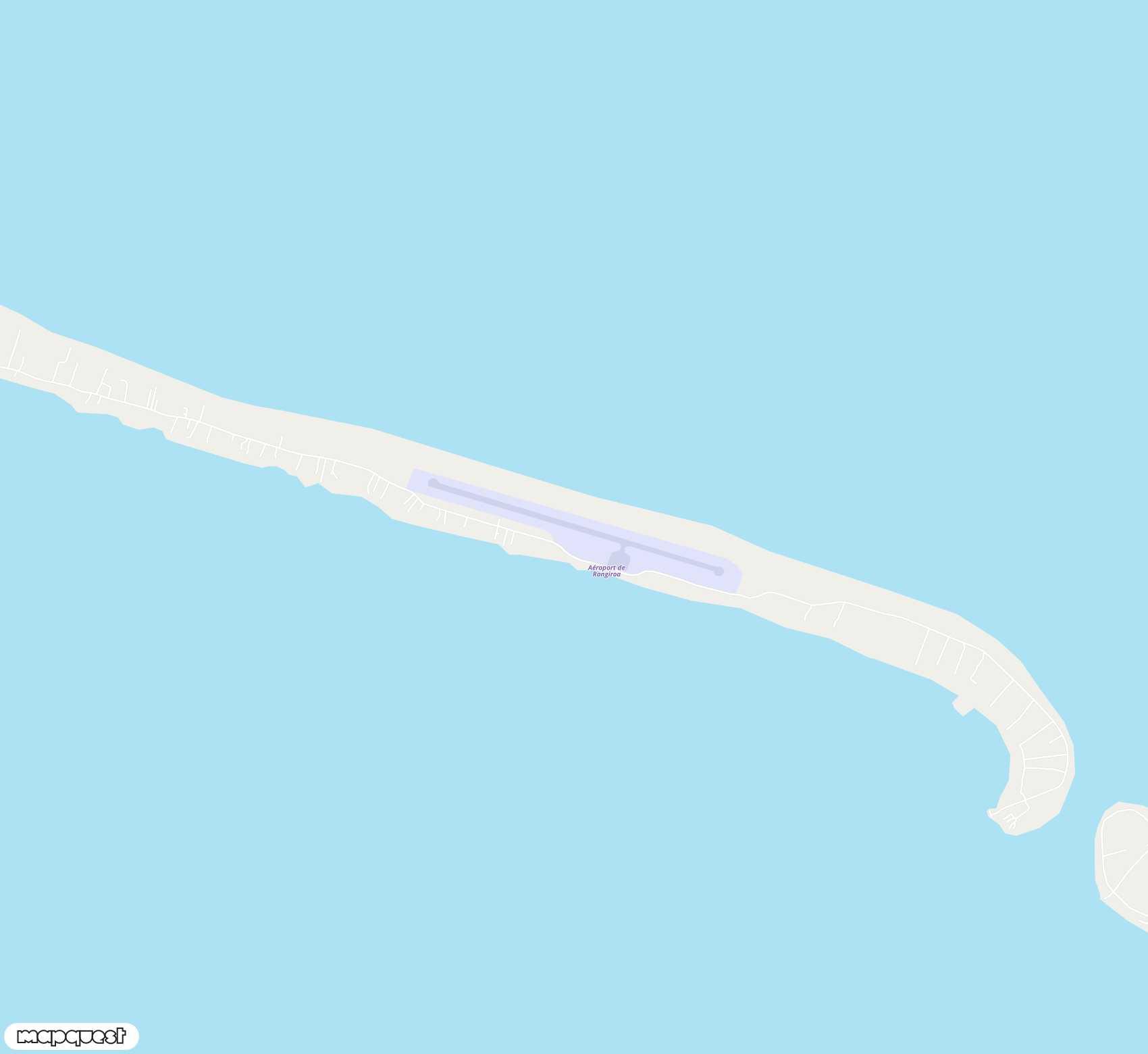 Carte de Rangiroa <span>airport (RGI)</span>