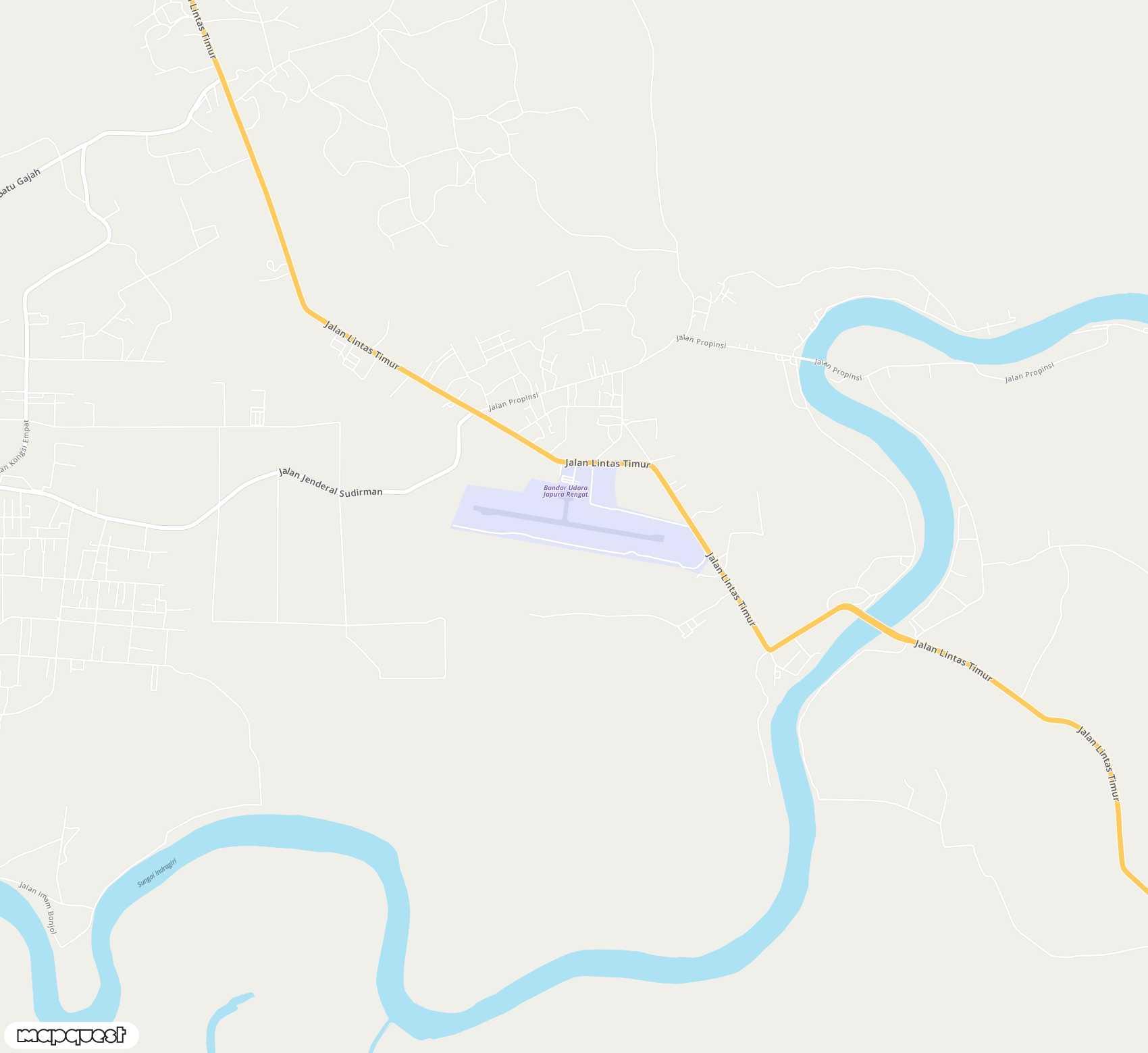 Carte de Japura <span>airport (RGT)</span>