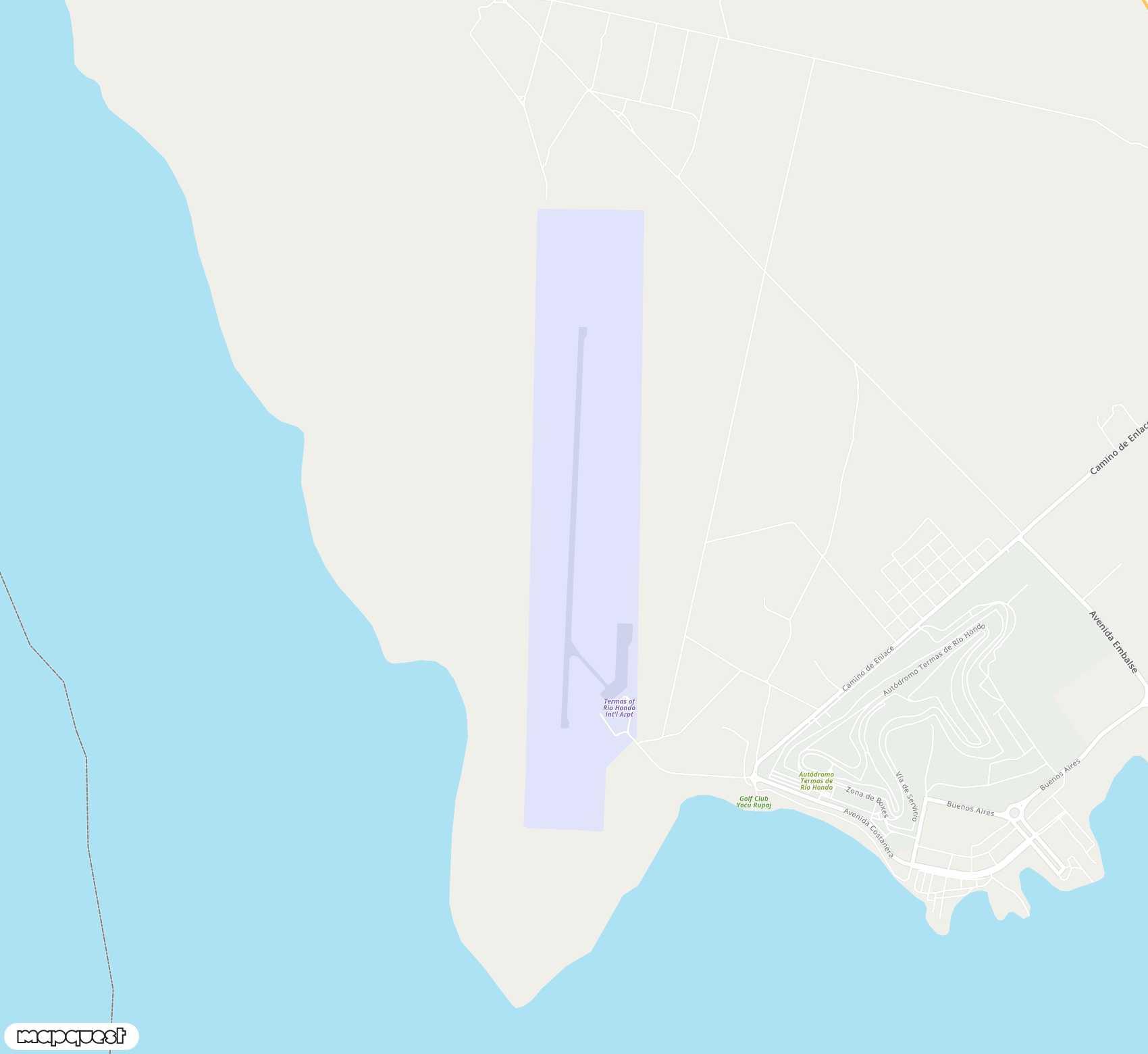 Carte de Termas de Río Hondo <span>airport (RHD)</span>