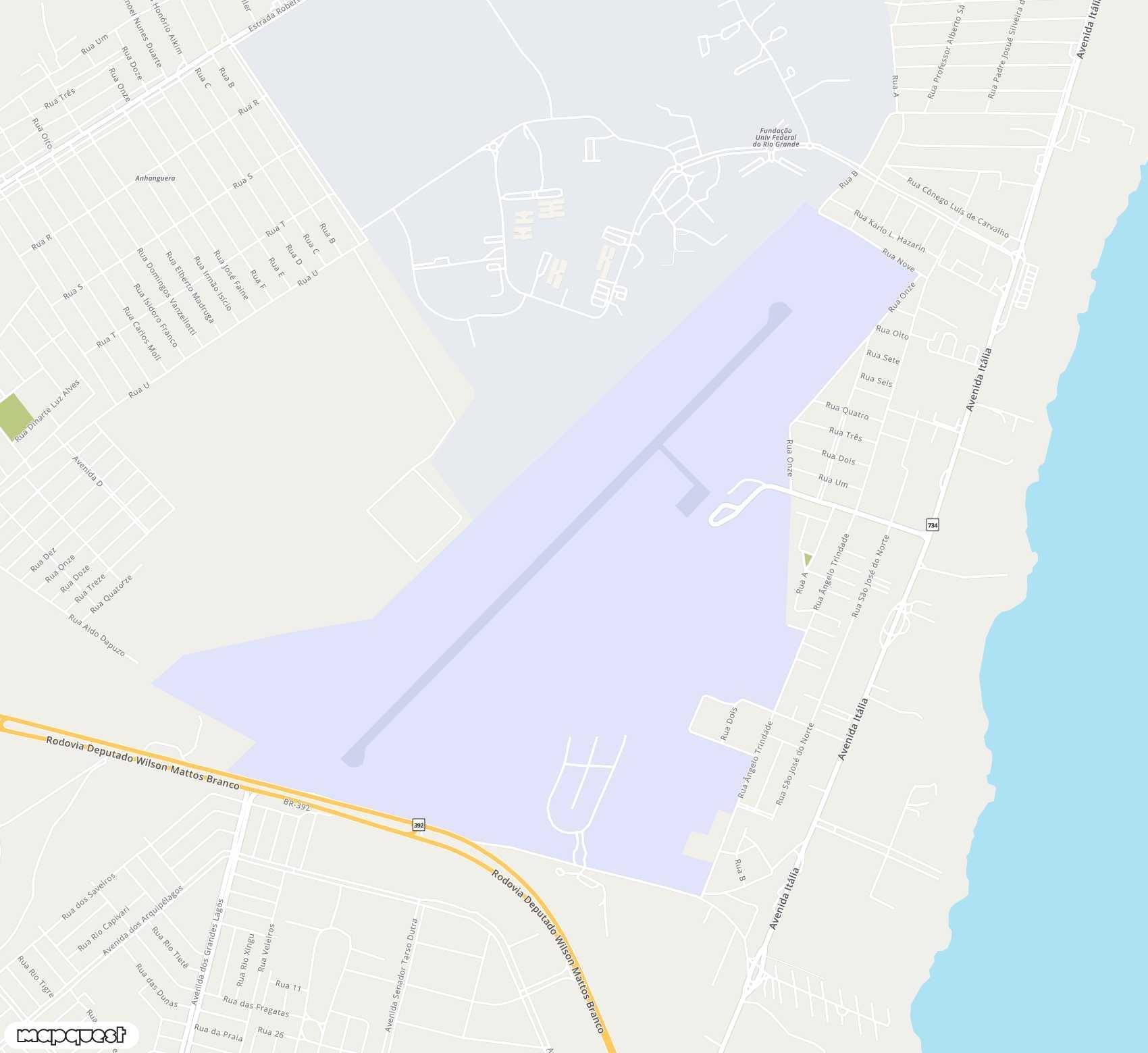 Carte de <span>Aérodrome de </span>Rio Grande Regional<span>(RIG)</span>