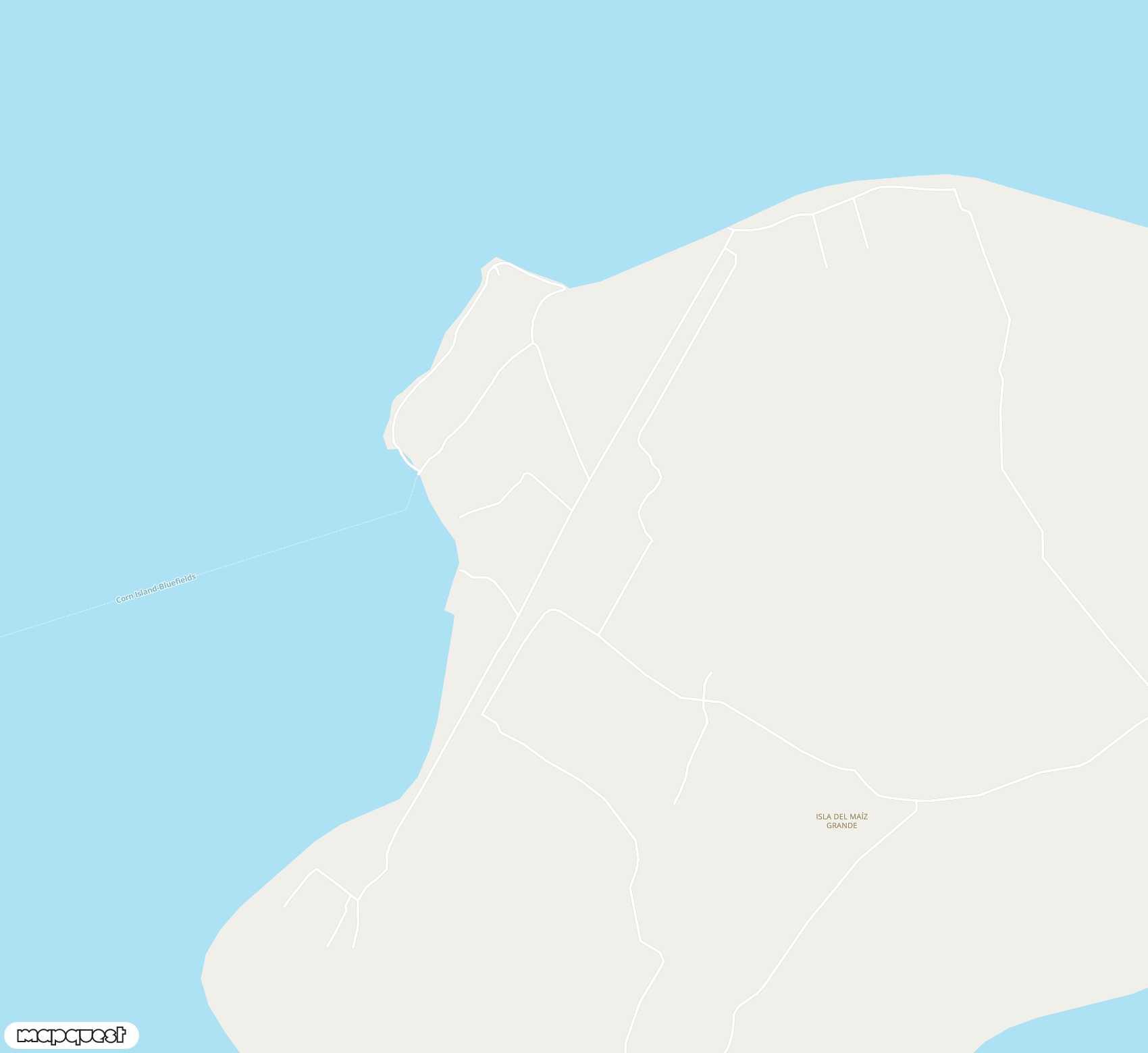 Carte de <span>Aérodrome de </span>Corn Island<span>(RNI)</span>