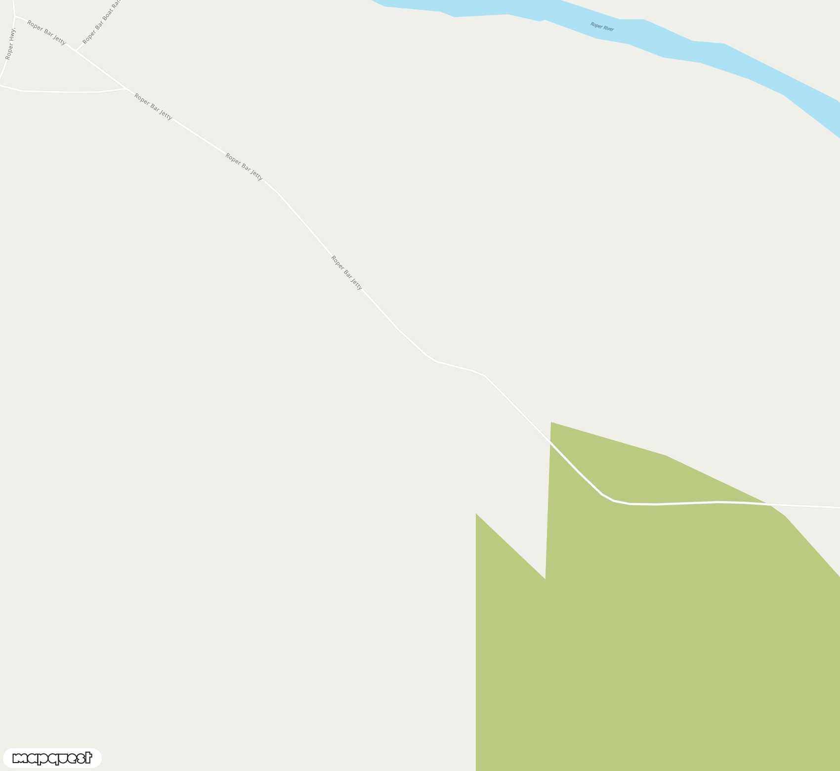 Carte de <span>Aérodrome de </span>Roper Bar<span>(RPB)</span>