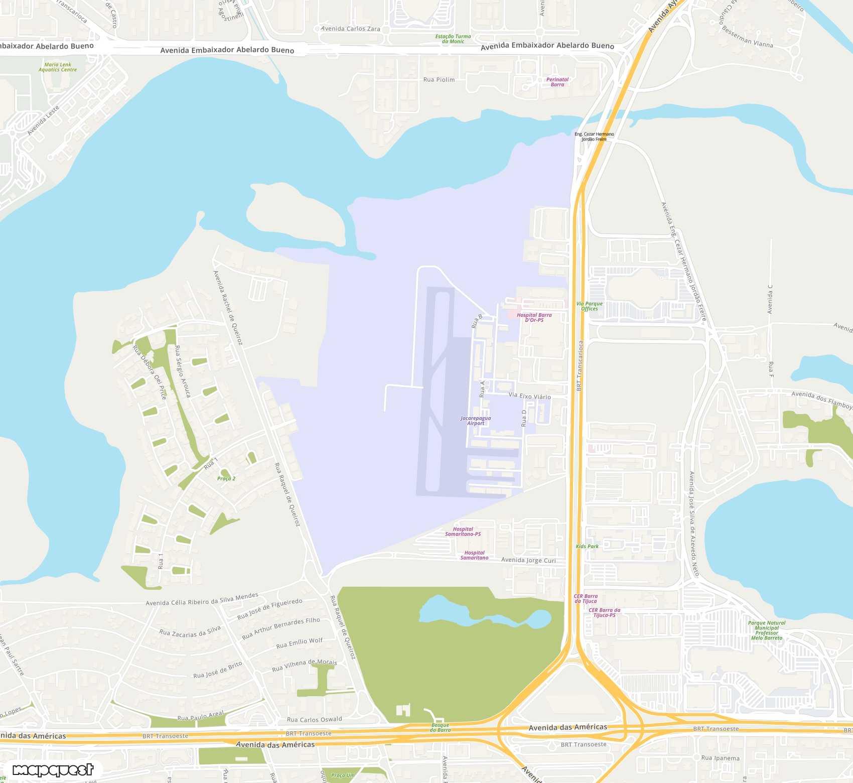 Carte de Jacarepaguá - Roberto Marinho <span>airfield (RRJ)</span>