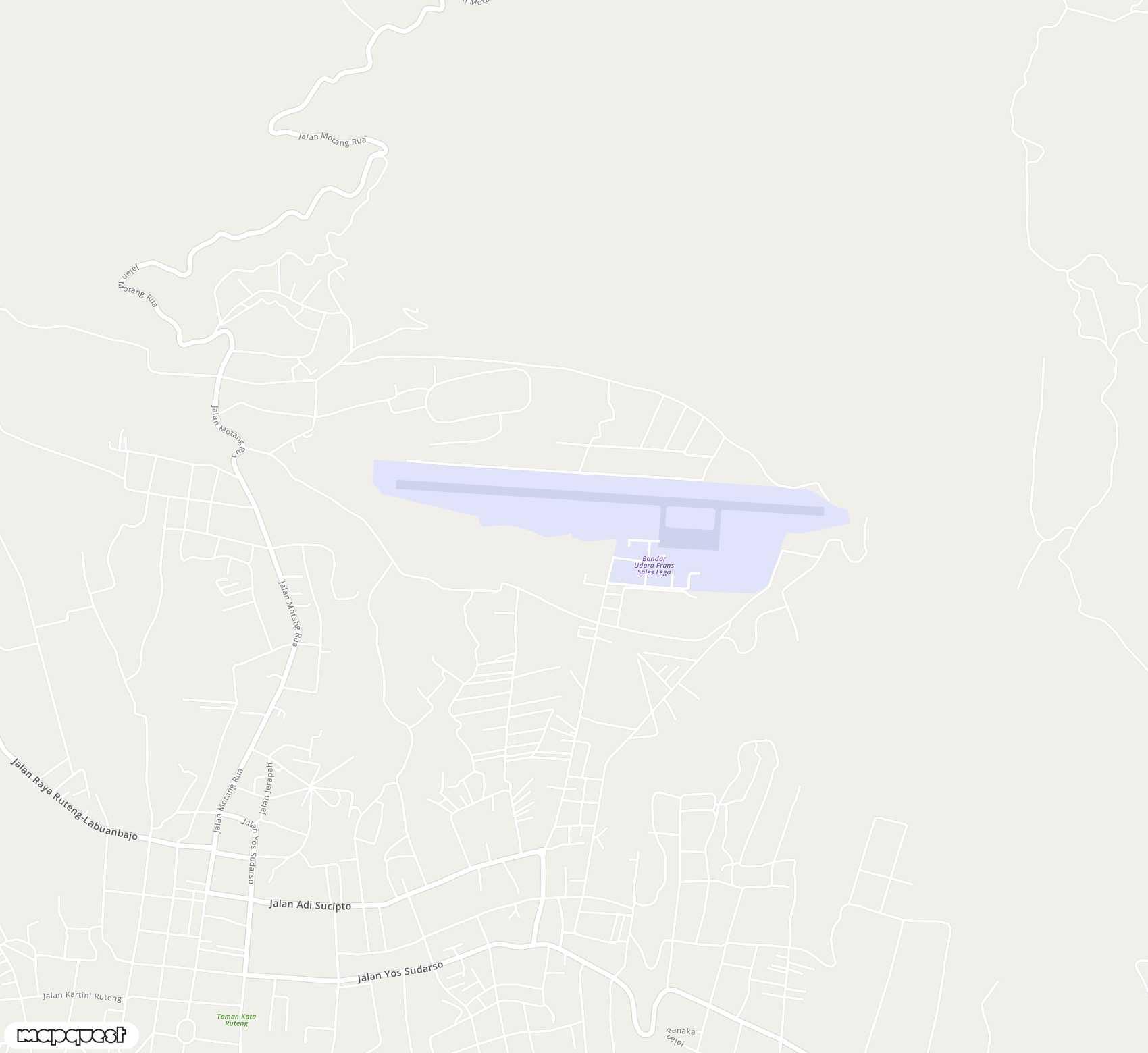 Carte de <span>Aérodrome de </span>Frans Sales Lega<span>(RTG)</span>