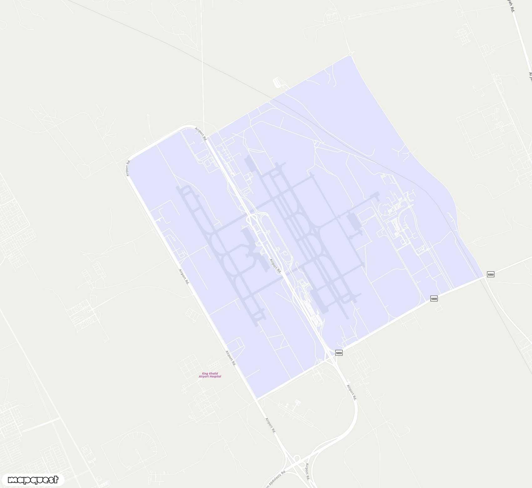 Carte de King Khaled <span>international airport (RUH)</span>