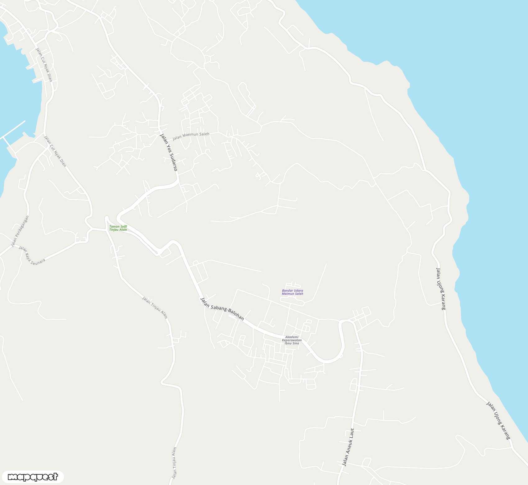 Carte de <span>Aérodrome de </span>Maimun Saleh<span>(SBG)</span>