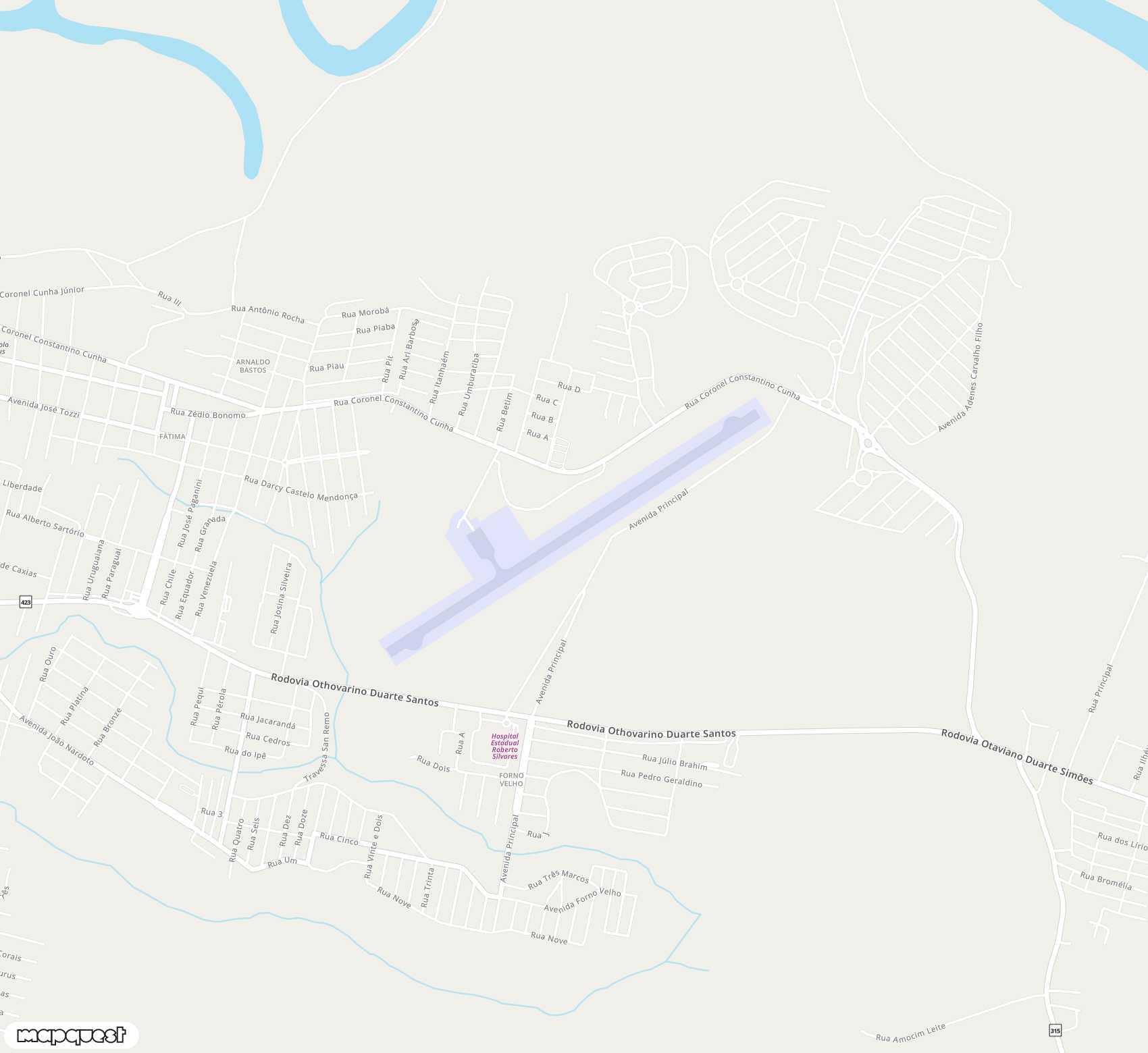 Carte de <span>Aérodrome de </span>São Mateus - Ernesto Bonomo<span>(SBJ)</span>