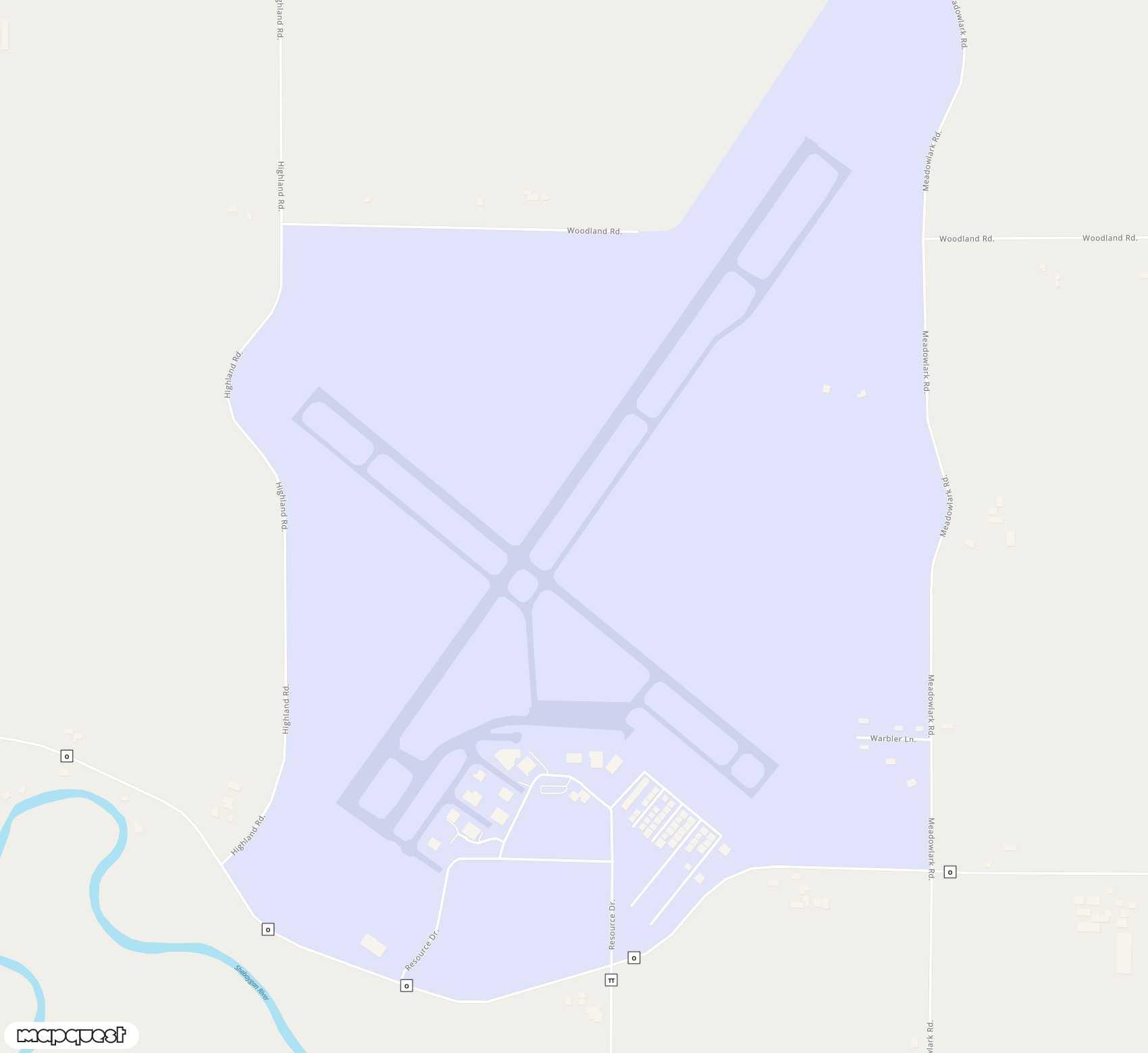 Carte de <span>Aérodrome de </span>Sheboygan County Memorial<span>(SBM)</span>