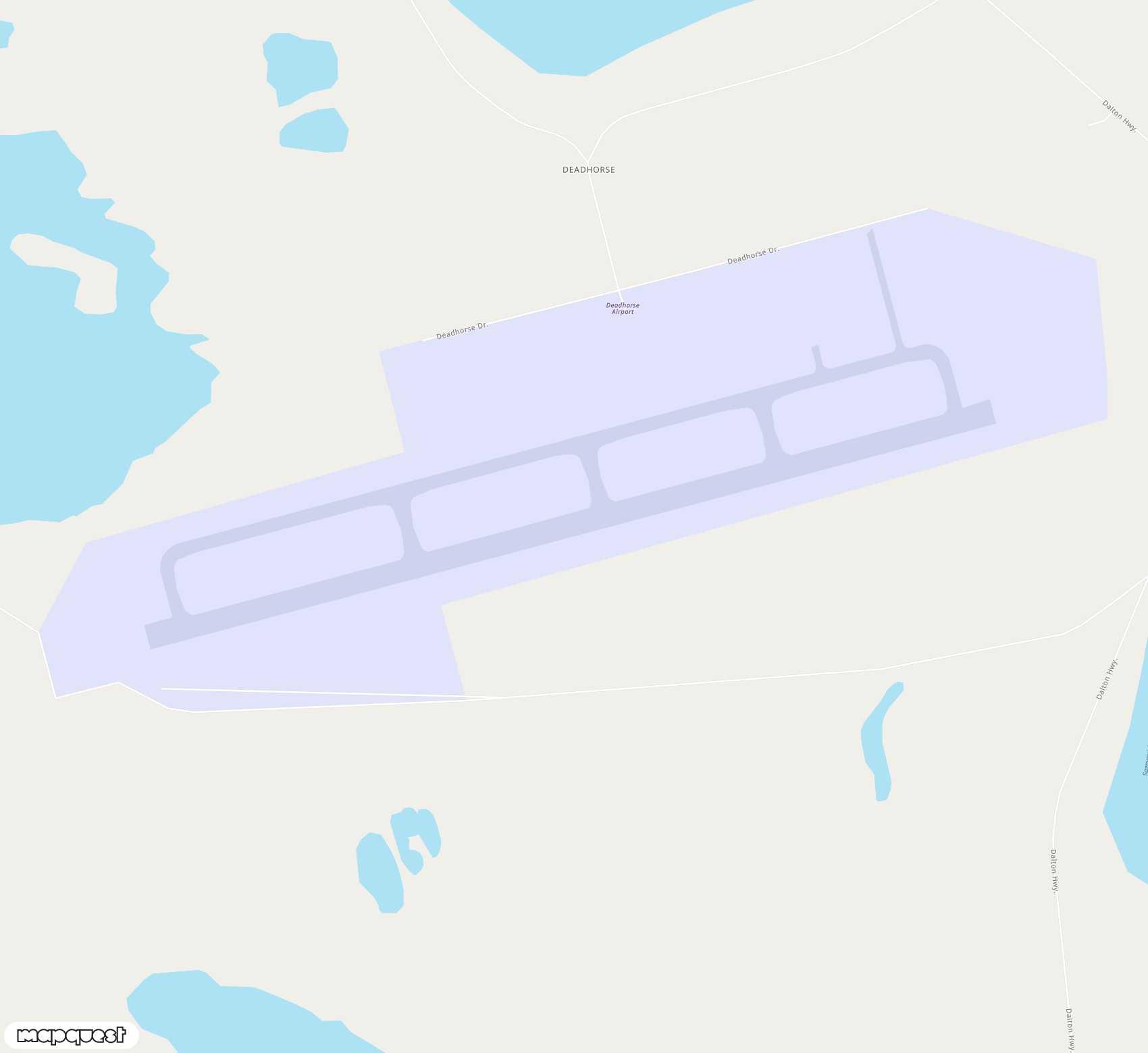 Carte de <span>Aéroport de </span>Deadhorse<span>(SCC)</span>