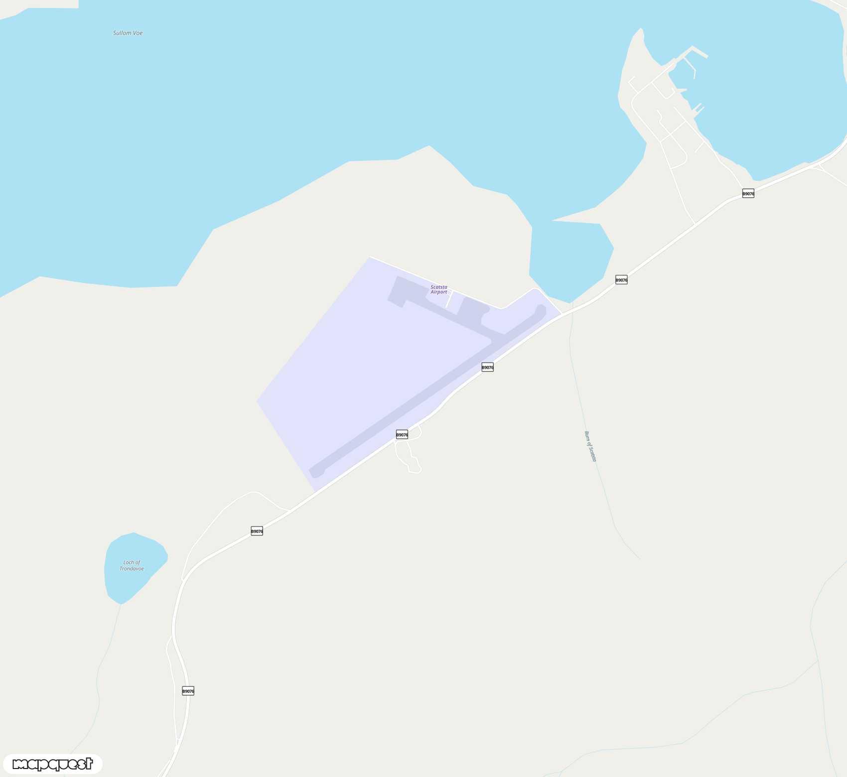 Carte de Scatsta <span>airport (SCS)</span>