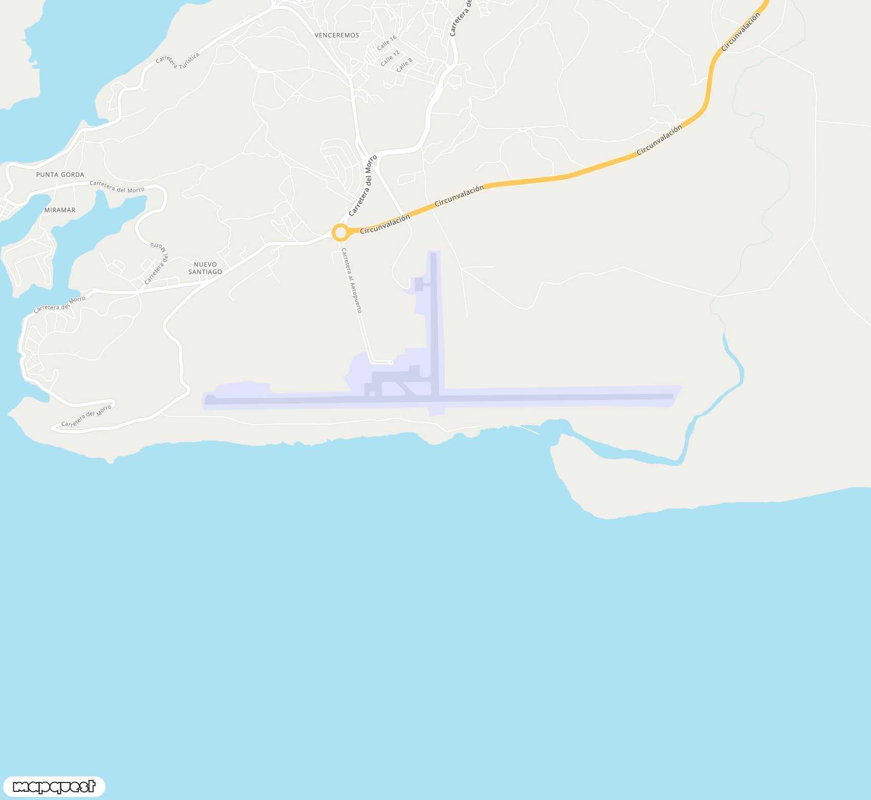 Carte de Antonio Maceo <span>airport (SCU)</span>