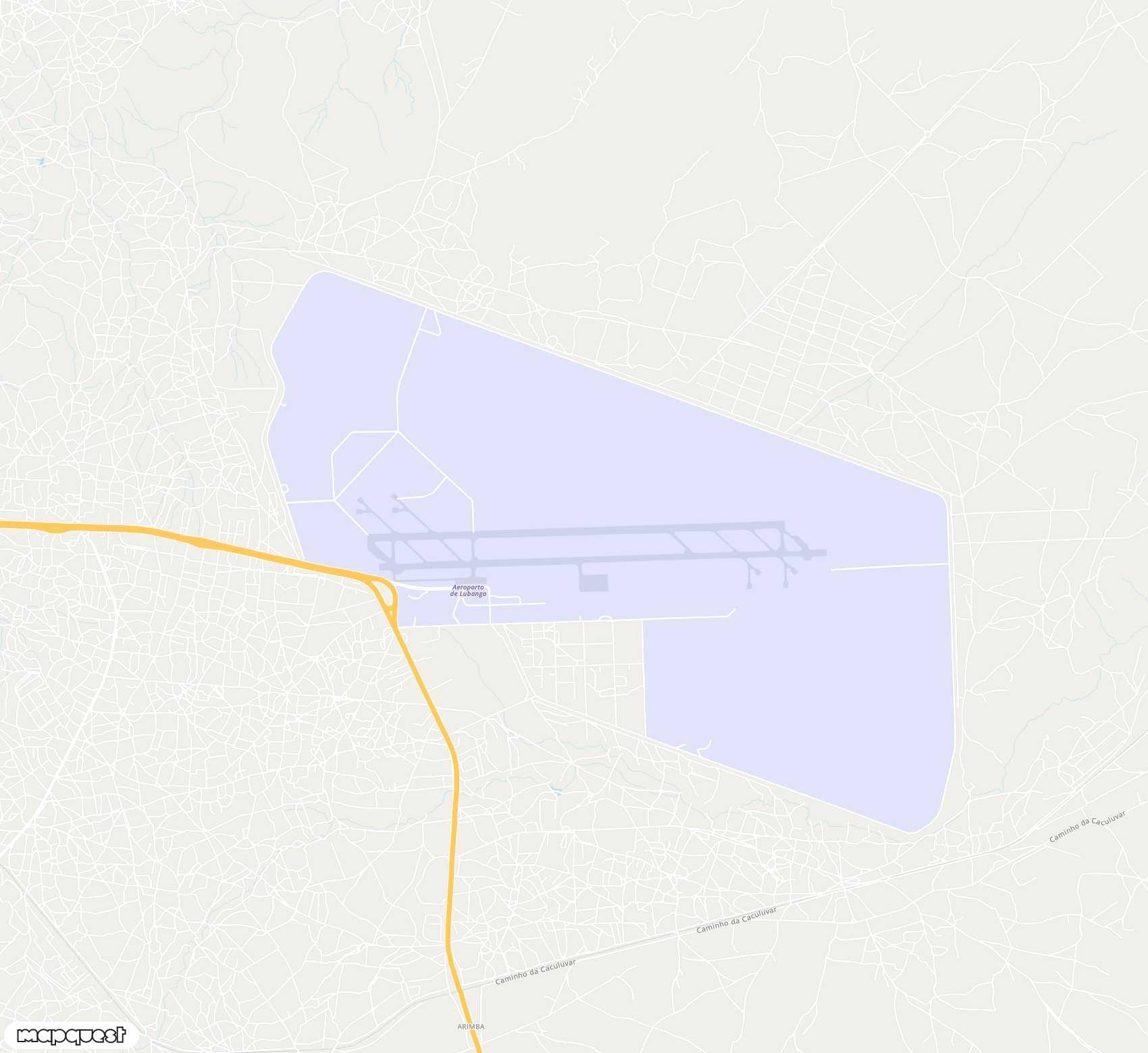Carte de <span>Aéroport de </span>Lubango<span>(SDD)</span>