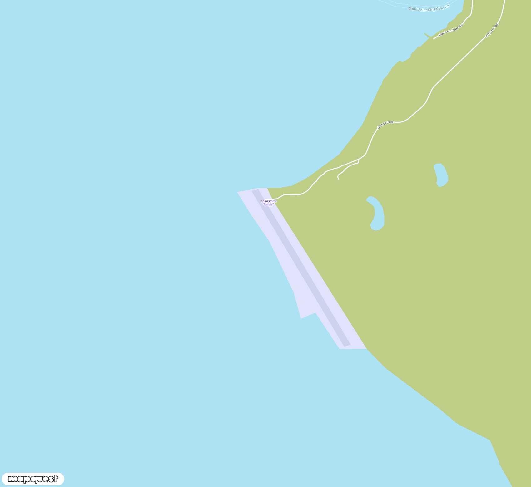 Carte de Sand Point <span>airport (SDP)</span>
