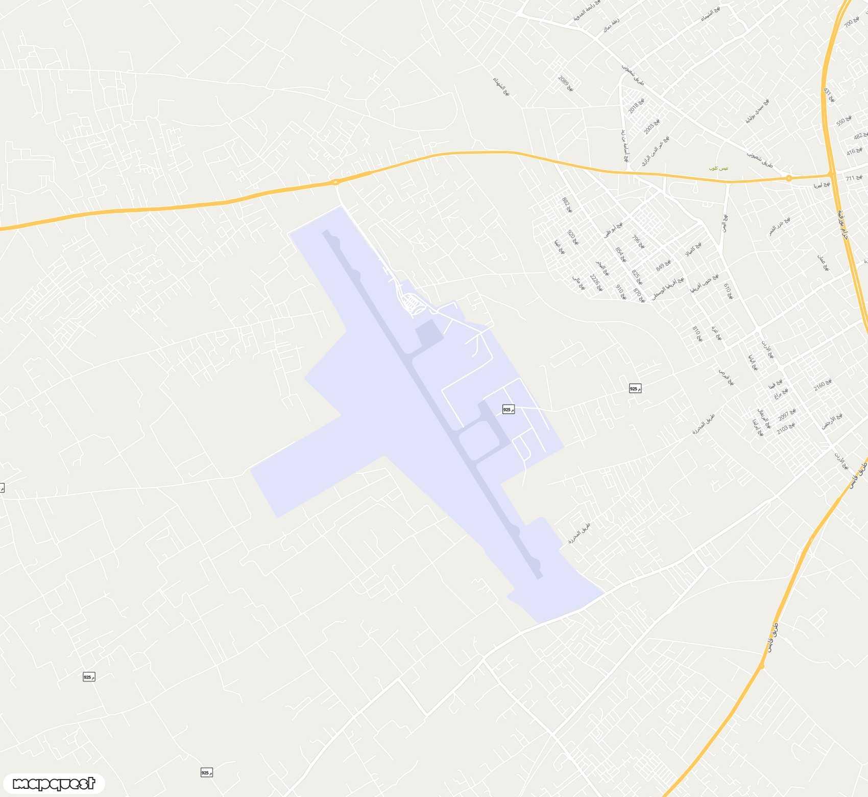 Carte de <span>Aéroport de </span>Sfax Thyna<span>(SFA)</span>