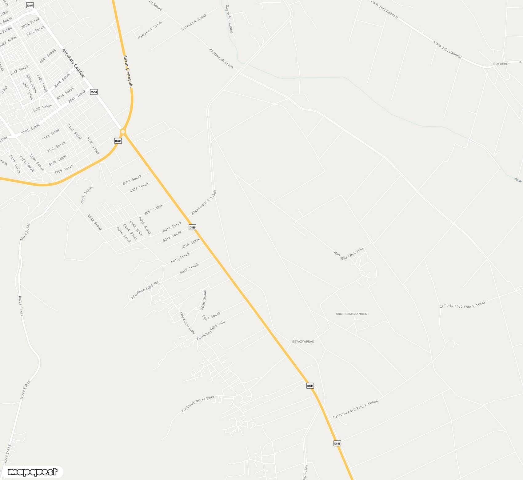 Carte de <span>Aéroport de </span>?anl?urfa<span>(SFQ)</span>