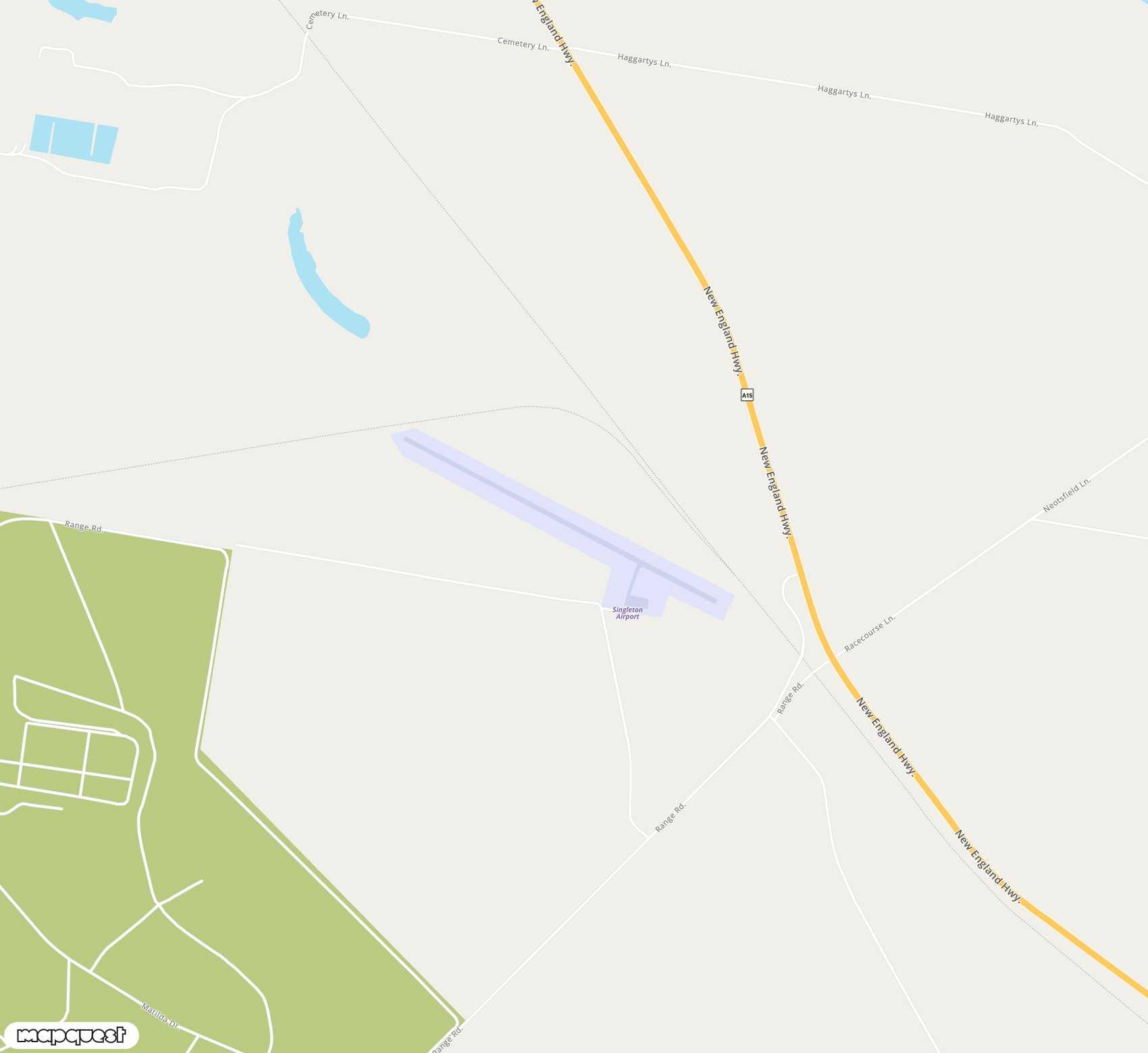 Carte de <span>Aérodrome de </span>Singleton<span>(SIX)</span>