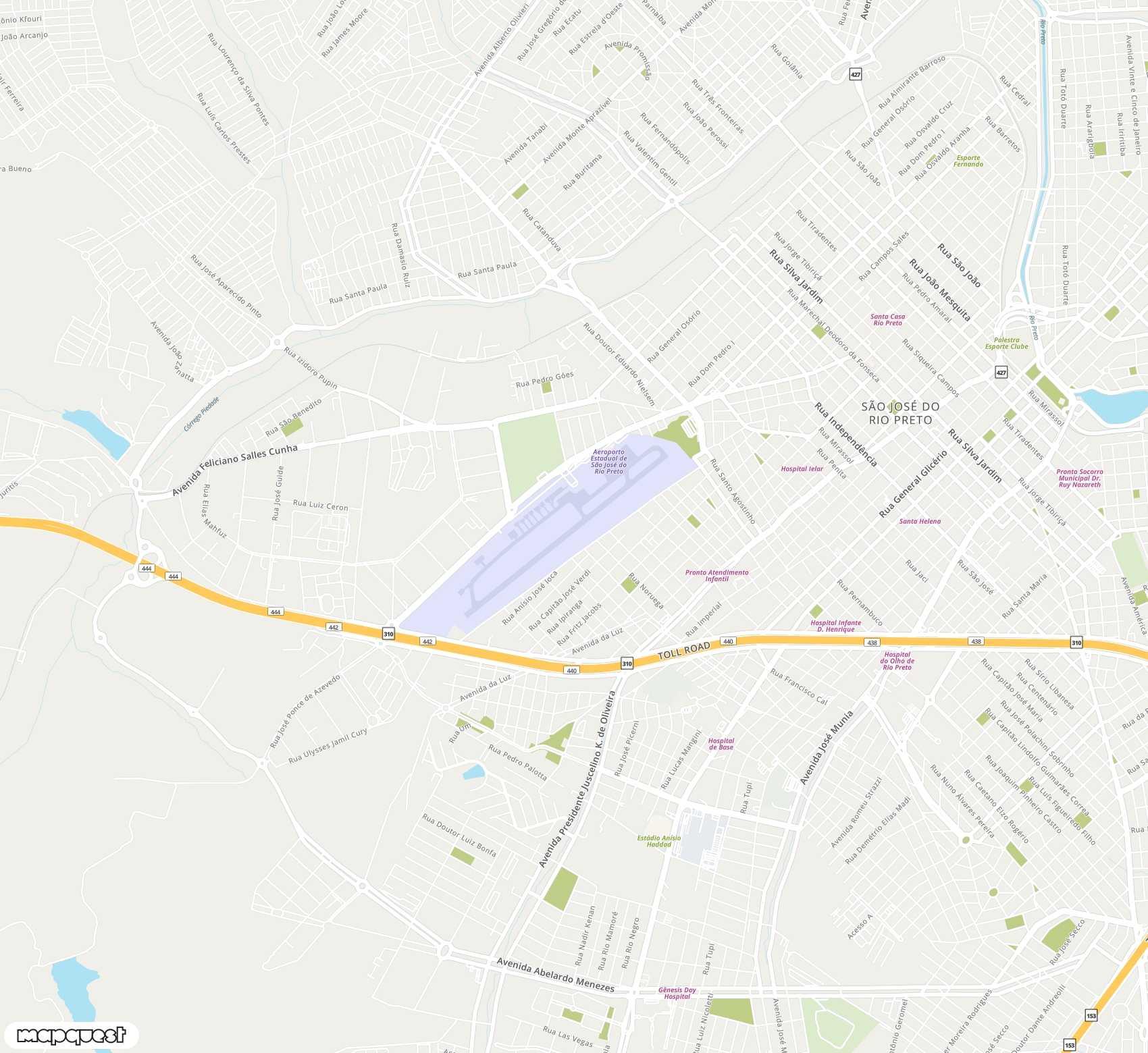 Carte de Prof. Eribelto Manoel Reino State <span>airport (SJP)</span>