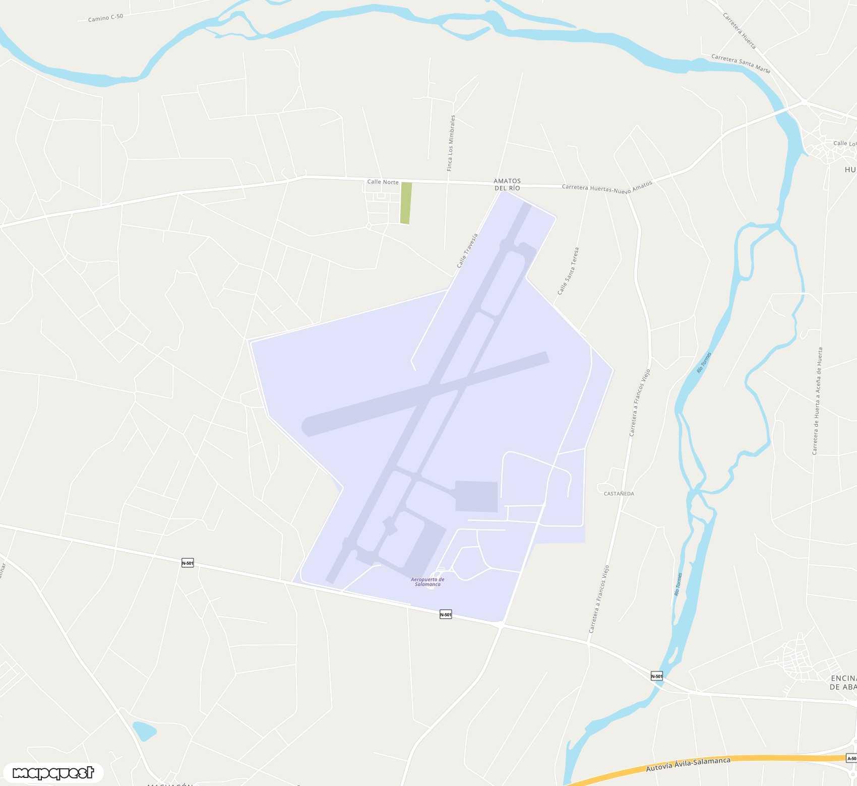 Carte de Salamanca <span>airport (SLM)</span>