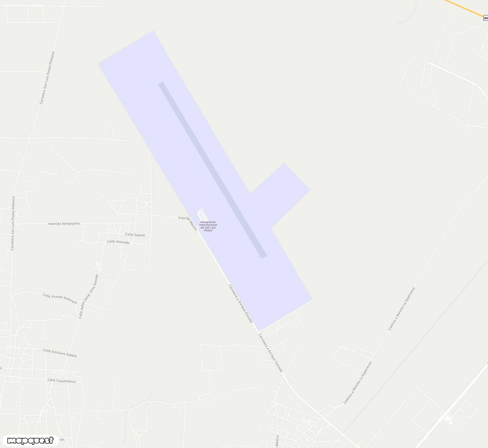 Carte de Ponciano Arriaga <span>airport (SLP)</span>