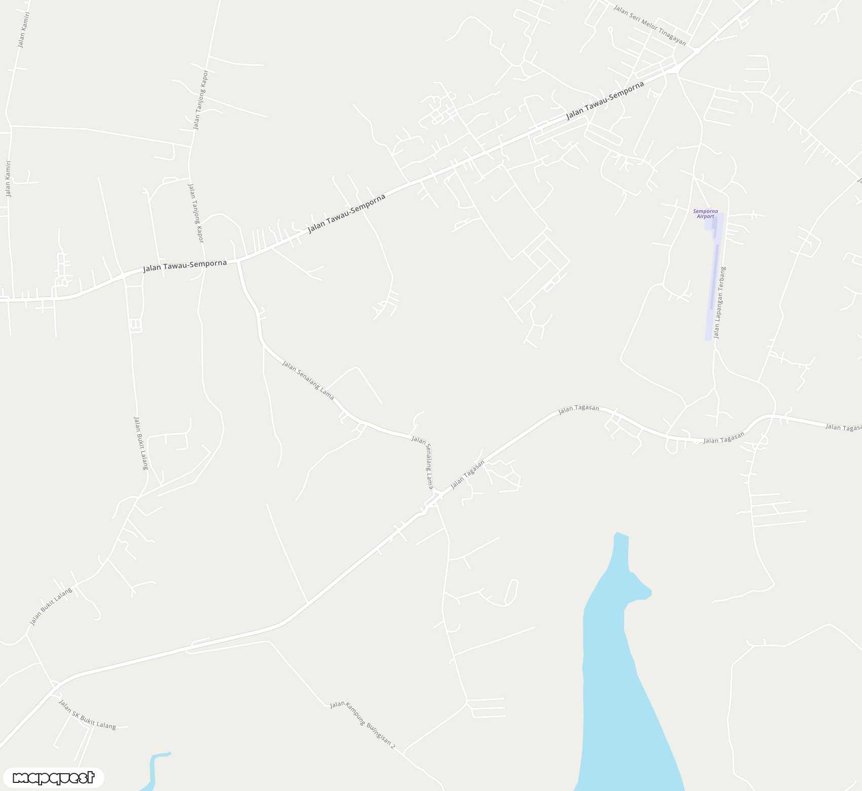 Carte de <span>Aérodrome de </span>Semporna<span>(SMM)</span>