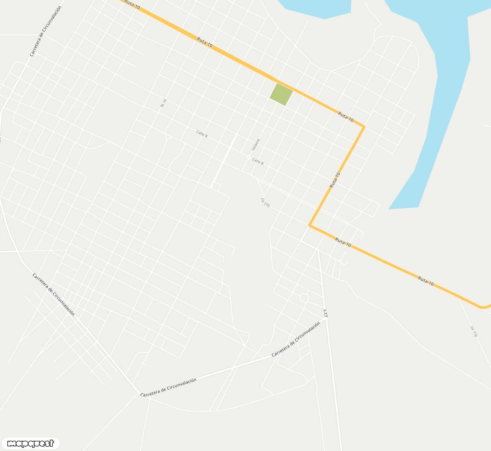 Carte de <span>Aérodrome de </span>Capitán Av. Juan Cochamanidis S.<span>(SNG)</span>