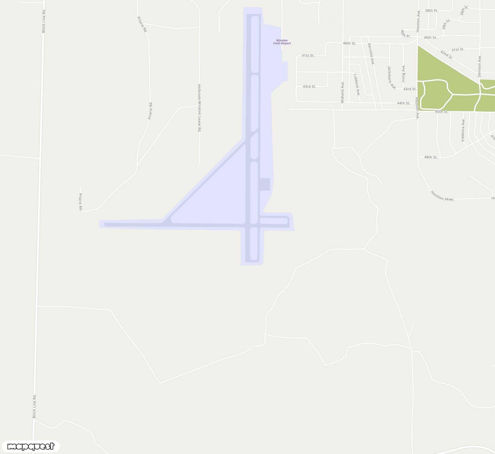 Carte de <span>Aérodrome de </span>Winston Field<span>(SNK)</span>