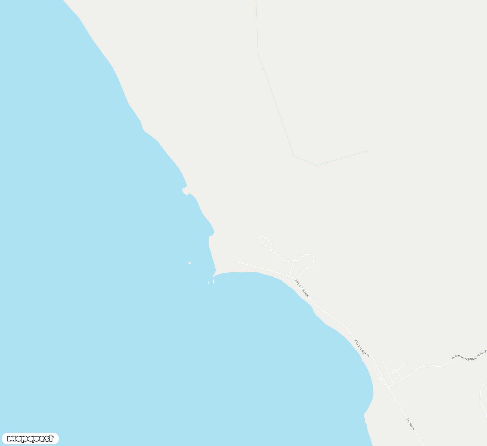 Carte de Thandwe <span>airport (SNW)</span>