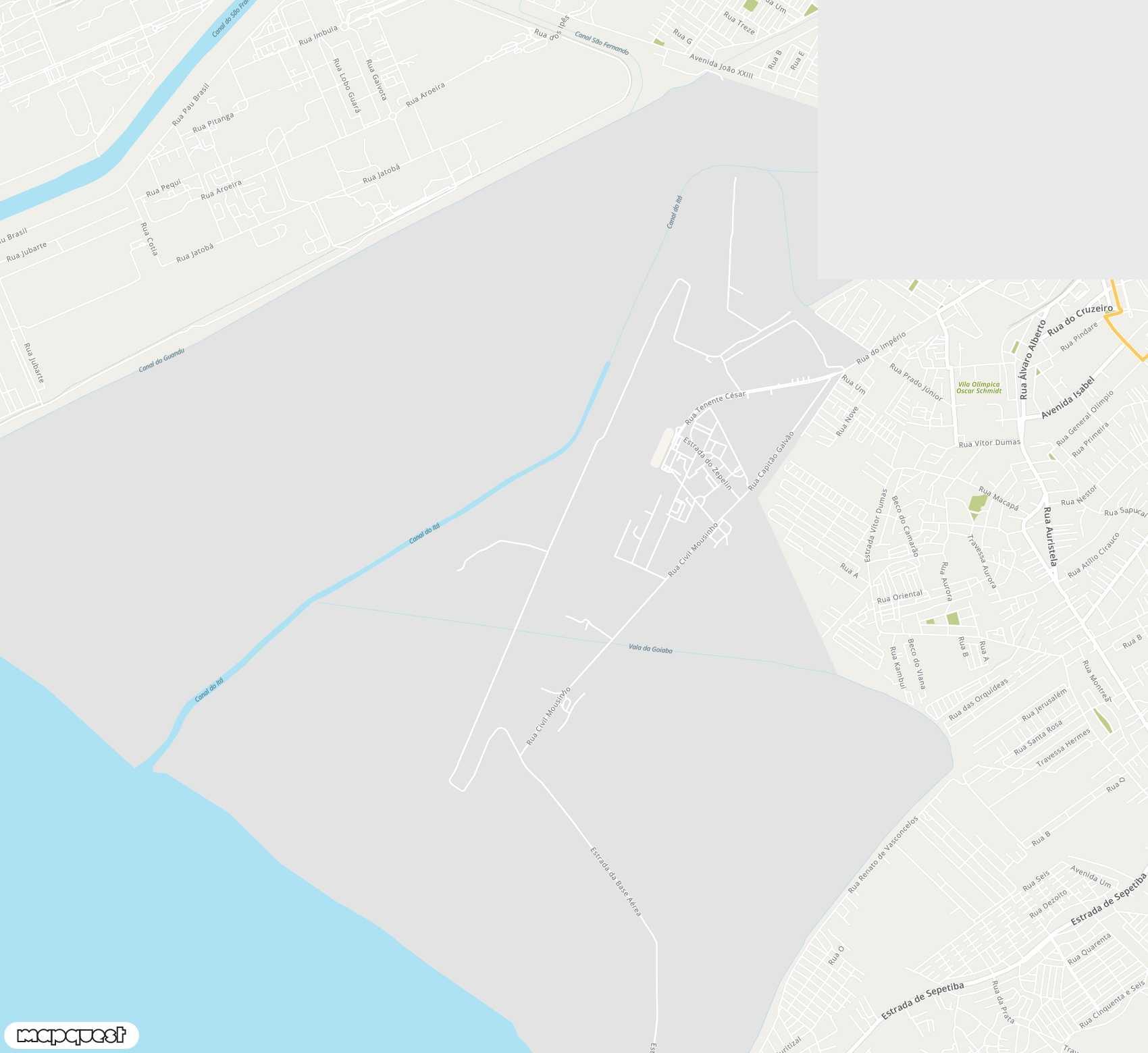 Carte de Santa Cruz Air Force Base <span>airport (SNZ)</span>